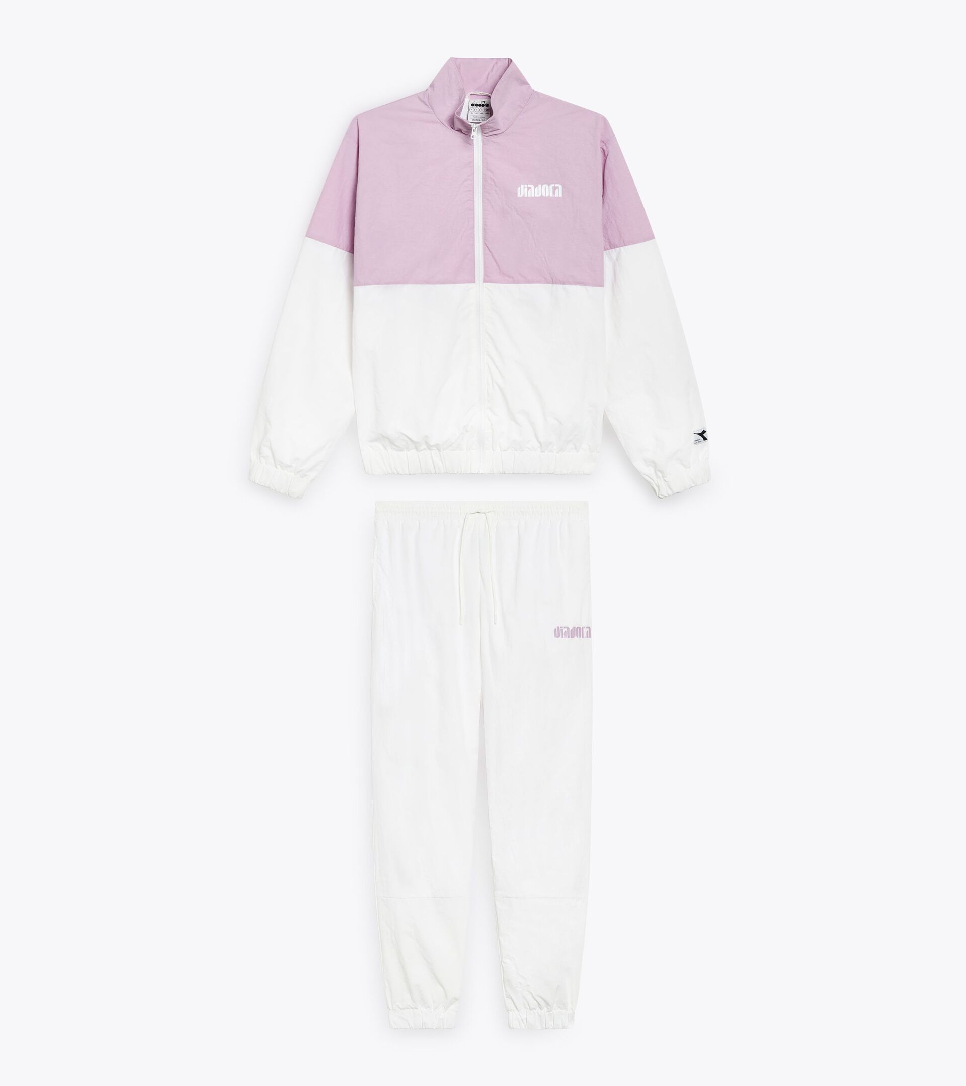 Polyamide tracksuit - All-gender TRACKSUIT ATHL. LOGO II WING VIOLET - Diadora