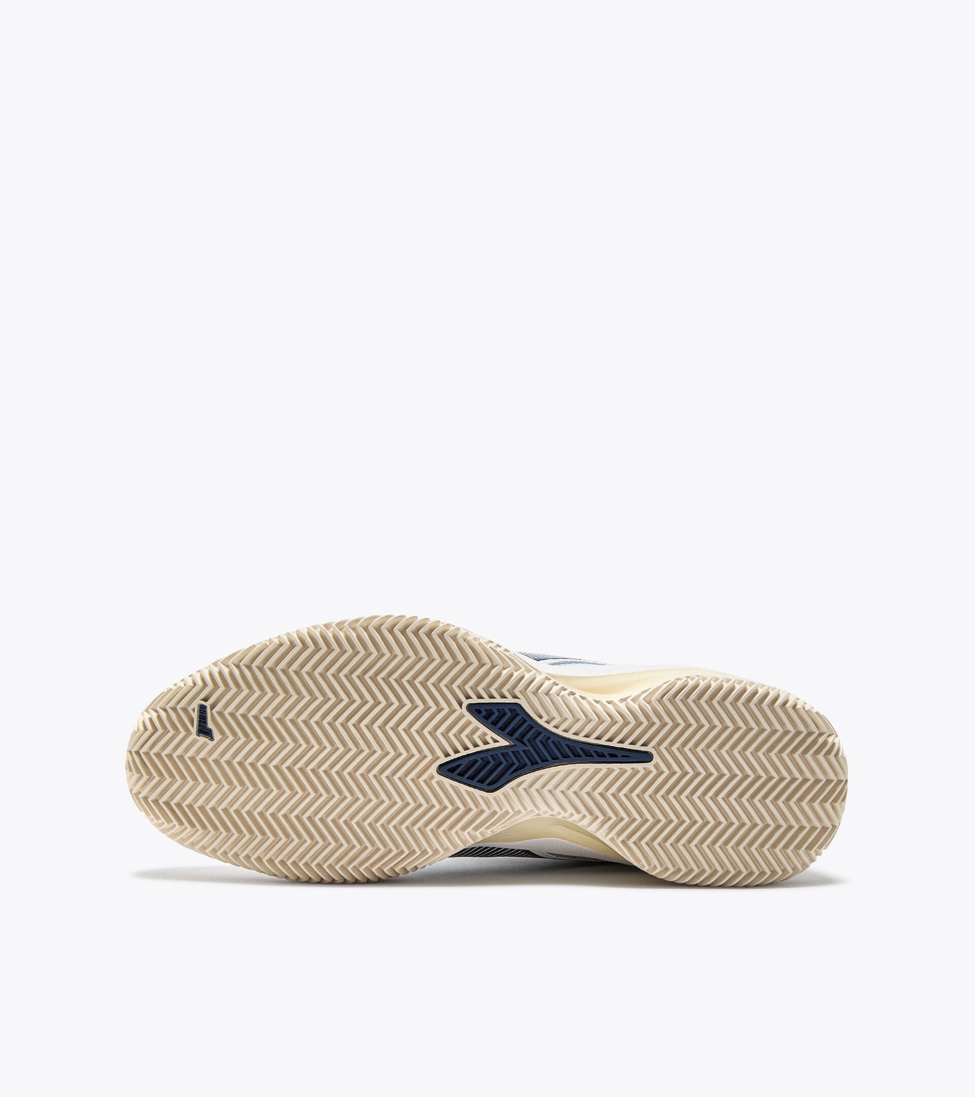 Tennis shoe for clay courts - Protection and cushioning - Men&rsquo;s BLUSHIELD TORNEO 3 CLAY WHT/ENSIGN BLUE/WHISPER WHT - Diadora