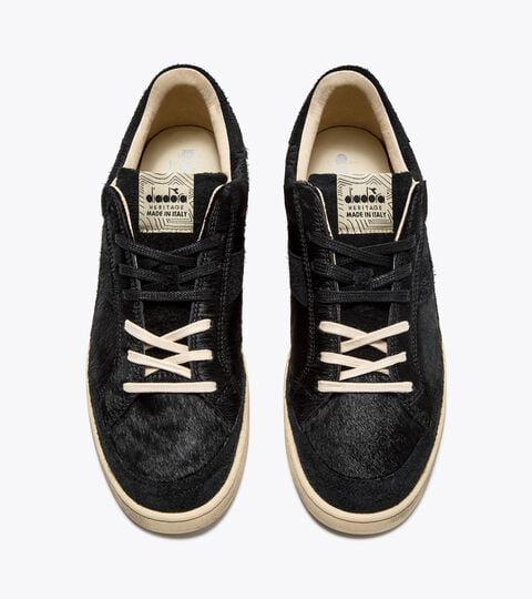 PRESTIGE LUX ITALIA, NEGRO Zapatilla Heritage de piel - Made in Italy - Para todos los géneros PRESTIGE LUX ITALIA NEGRO - Diadora