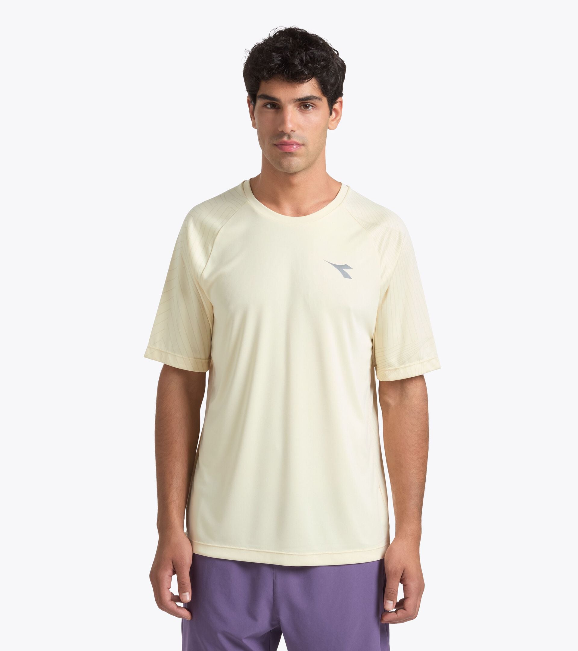 Camiseta de manga corta - Hombre SS T-SHIRT COURT BEIGE NABO SUECO - Diadora
