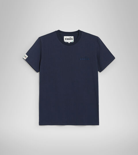 T-SHIRT SS MII, BLUE CORSAIR Cotton T-shirt - Made in Italy - Men T-SHIRT SS MII BLUE CORSAIR - Diadora
