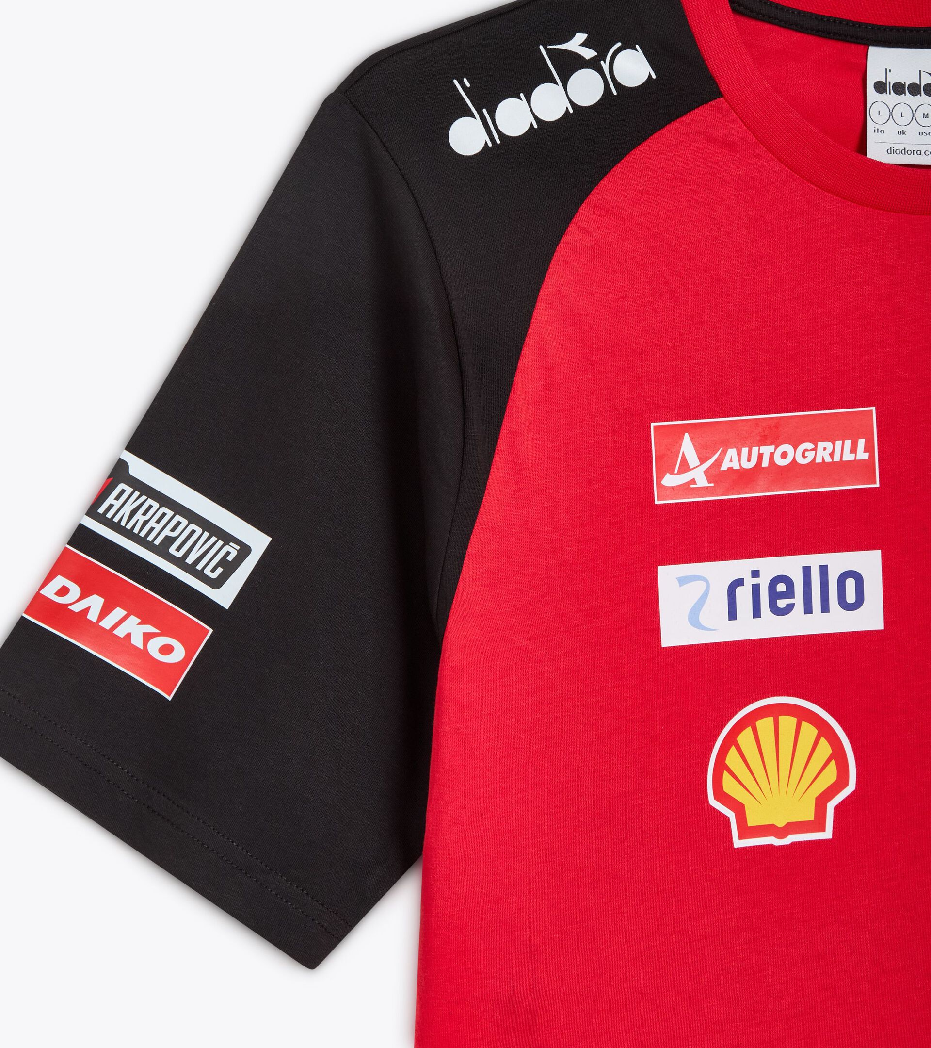 T-shirt sportiva replica Ducati MotoGP 2024 - Uomo T-SHIRT DUCATI REPLICA MGP24 DUCATI MGP ROSSO/NERO - Diadora