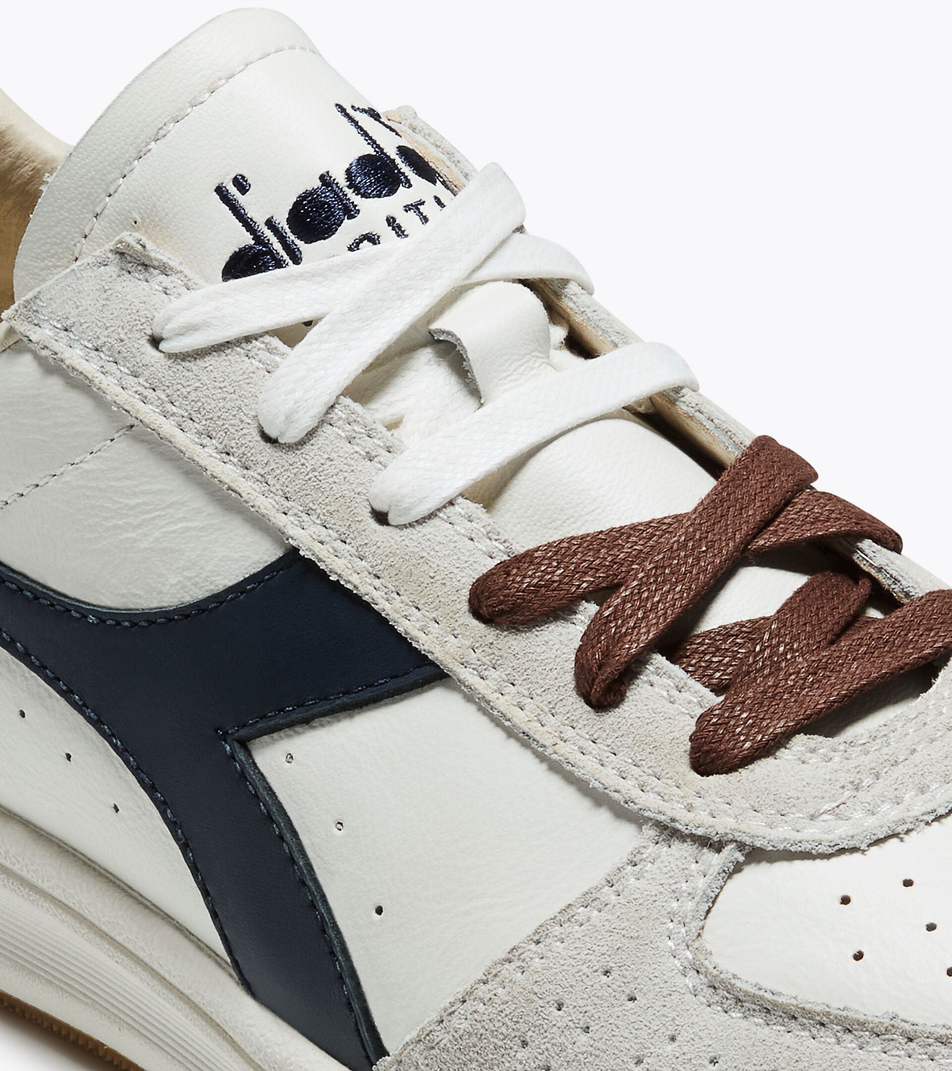 Heritage Leather Sneaker - All-gender B.ELITE SPORTY WHITE/BLUE DENIM - Diadora