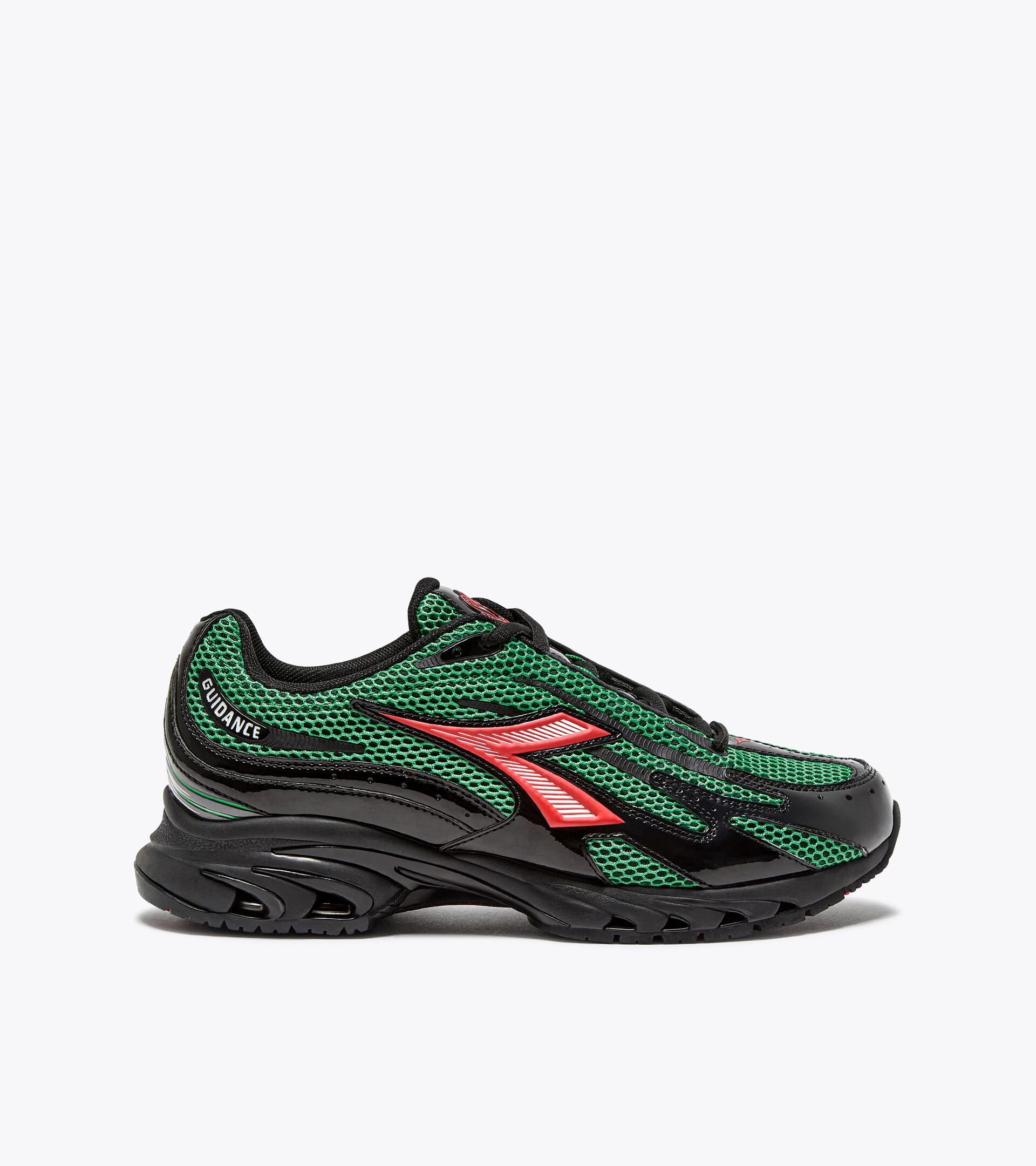 Sports shoe - All-Gender MYTHOS 280 LACK OF GUIDANCE MEADOW GREEN/BLACK - Diadora
