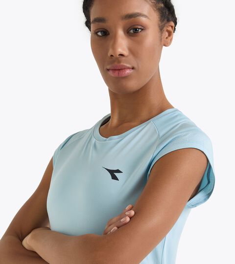 null L. SS T-SHIRT TENNIS CORYDALIS BLUE - Diadora