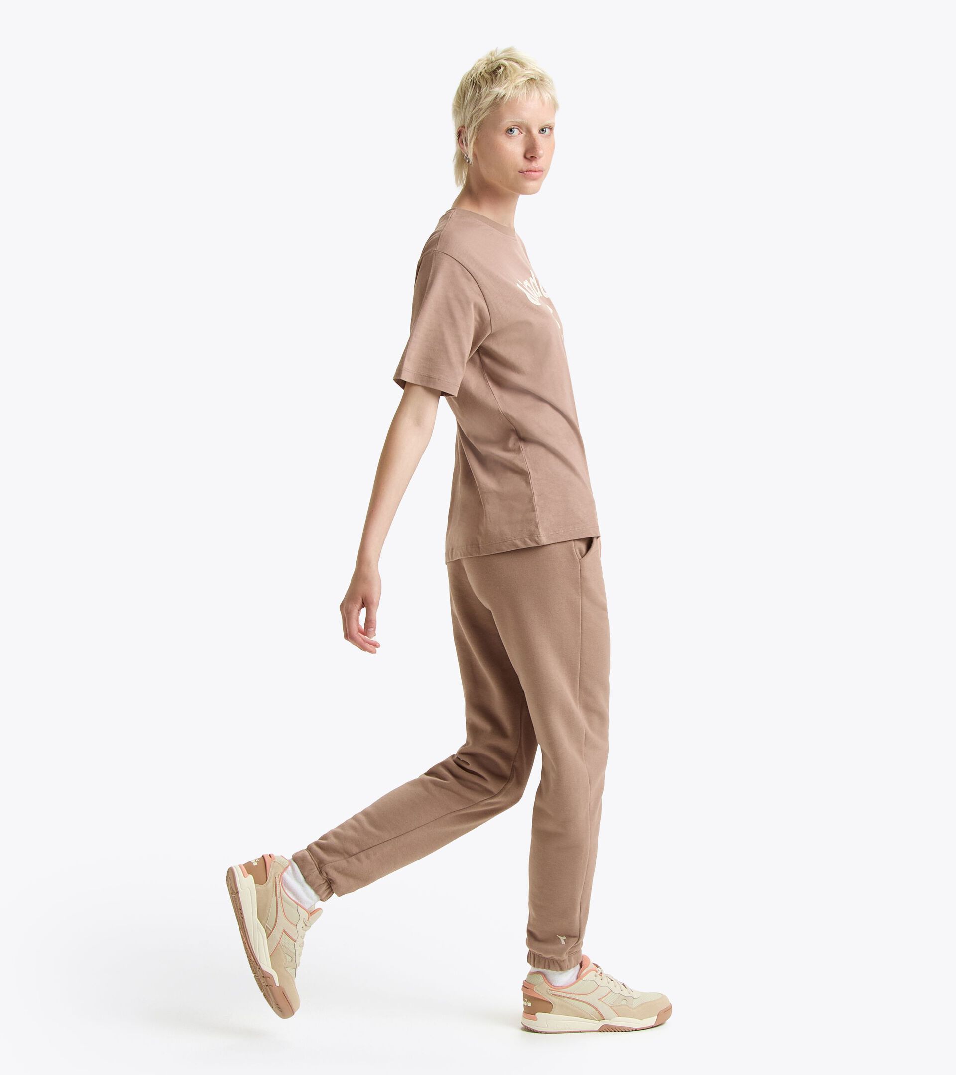 Sweatpants - Gender Neutral PANTS ATHL. LOGO LIGHT BROWN HAZELNUT - Diadora