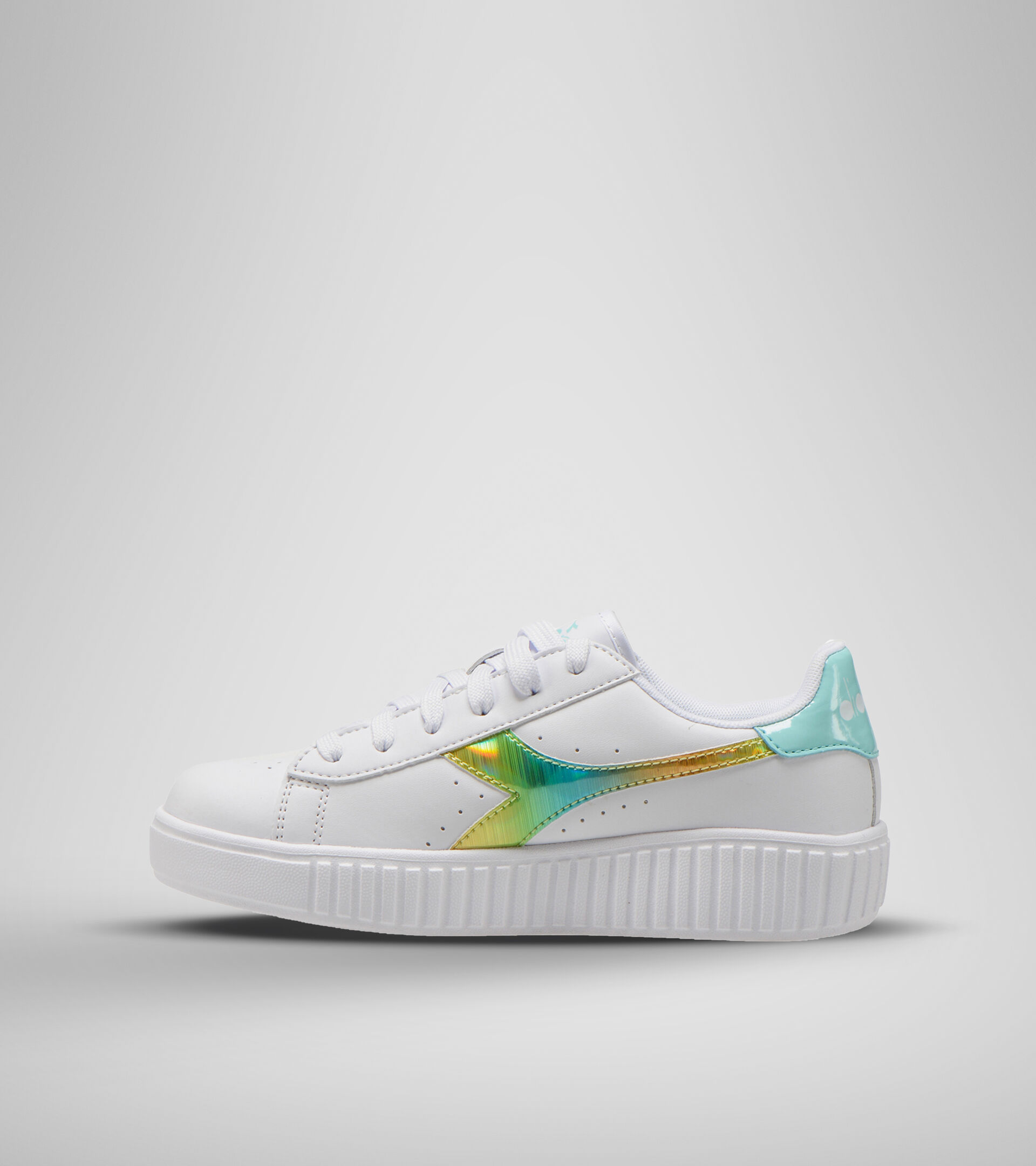 Chaussures de sport - Jeunes 8-16 ans GAME STEP RAINBOW GS BLANC/BLEU TEINTE - Diadora