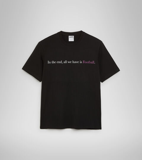 T-SHIRT SS CLASSIC STORY FI, BLACK Throwback sports T-shirt - Unisex T-SHIRT SS CLASSIC STORY FI BLACK - Diadora