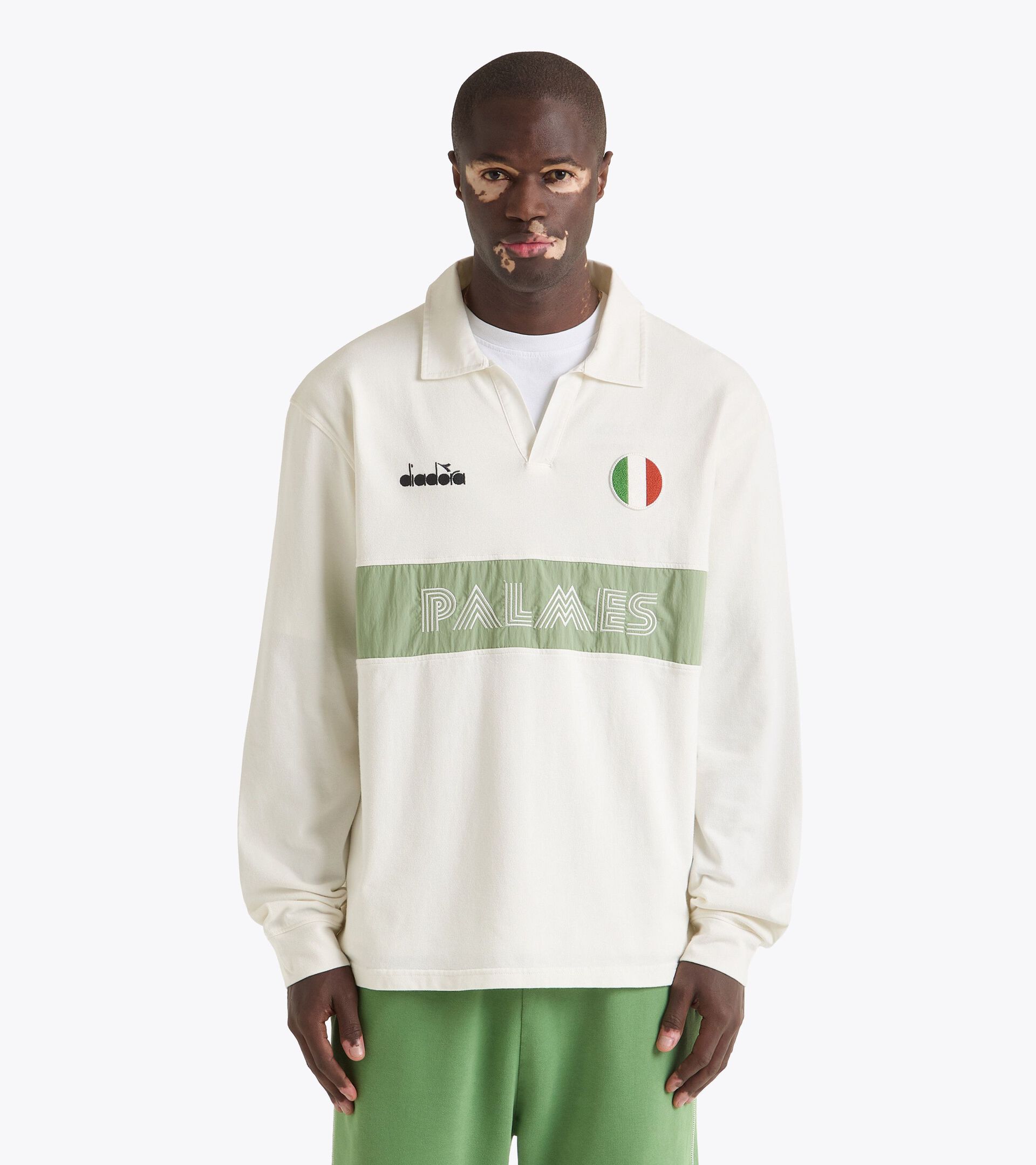 Legacy Polo - Made in Italy - All-gender
POLO LS LEGACY SNOW WHITE - Diadora