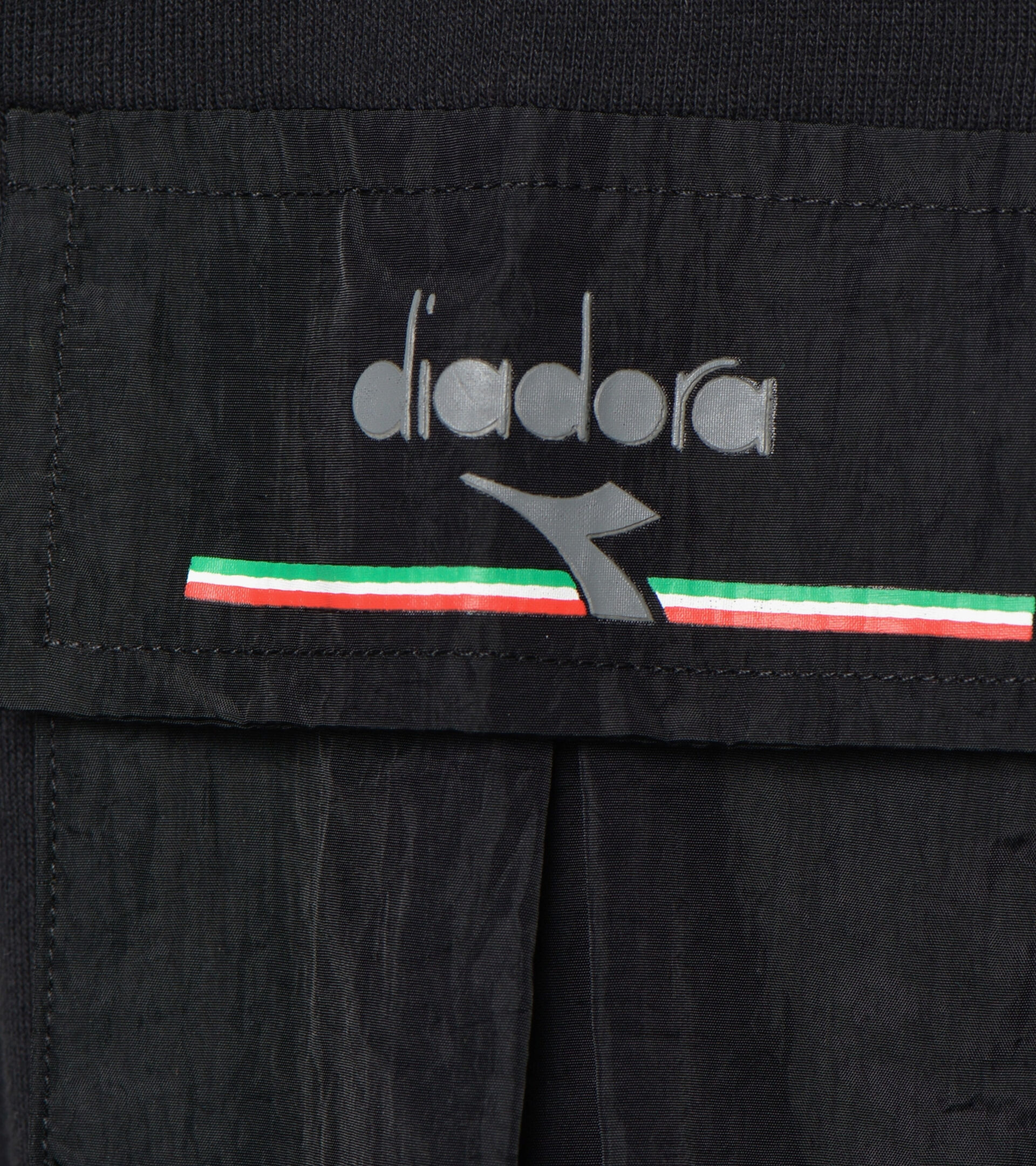 Sportswear jacket - Men HOODIE FZ URBANITY BLACK - Diadora