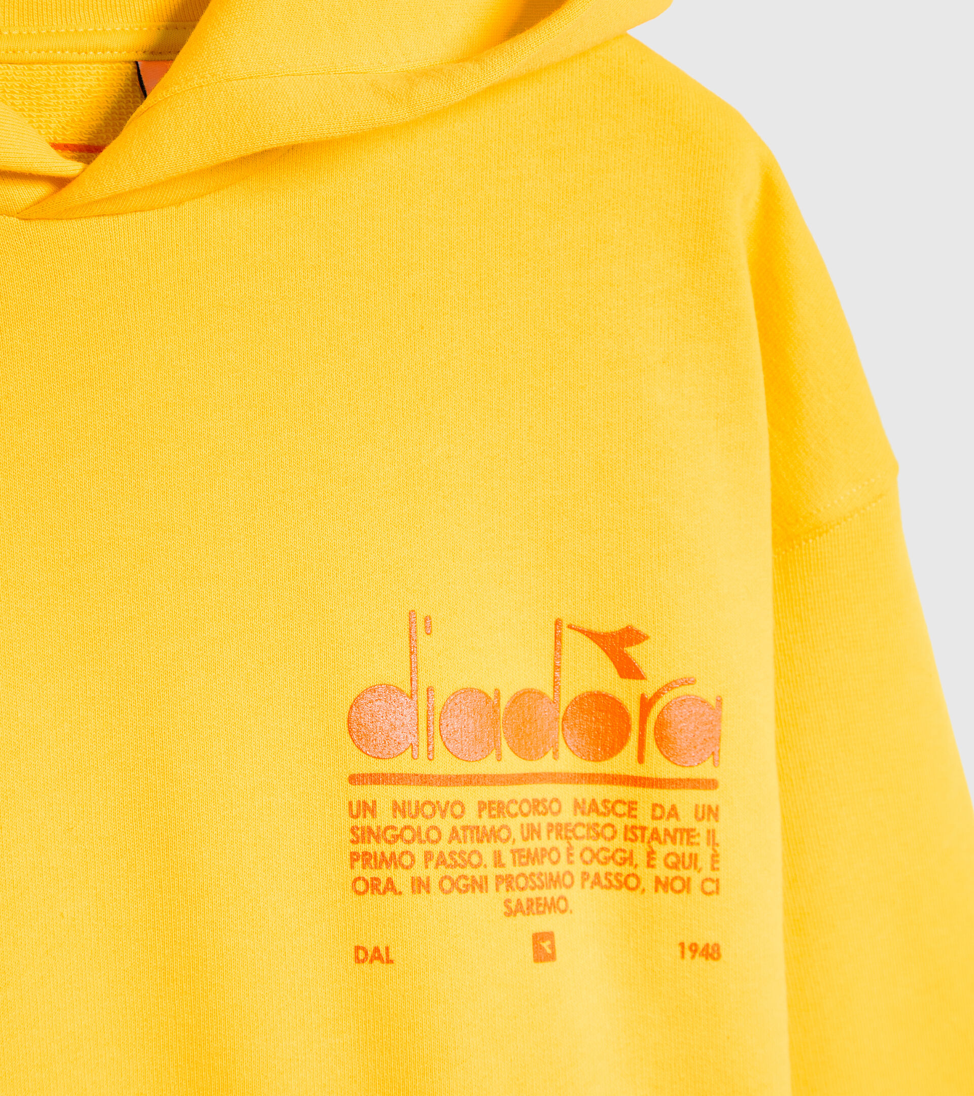 Cotton hoodie - Unisex HOODIE MANIFESTO YELLOW LENS - Diadora