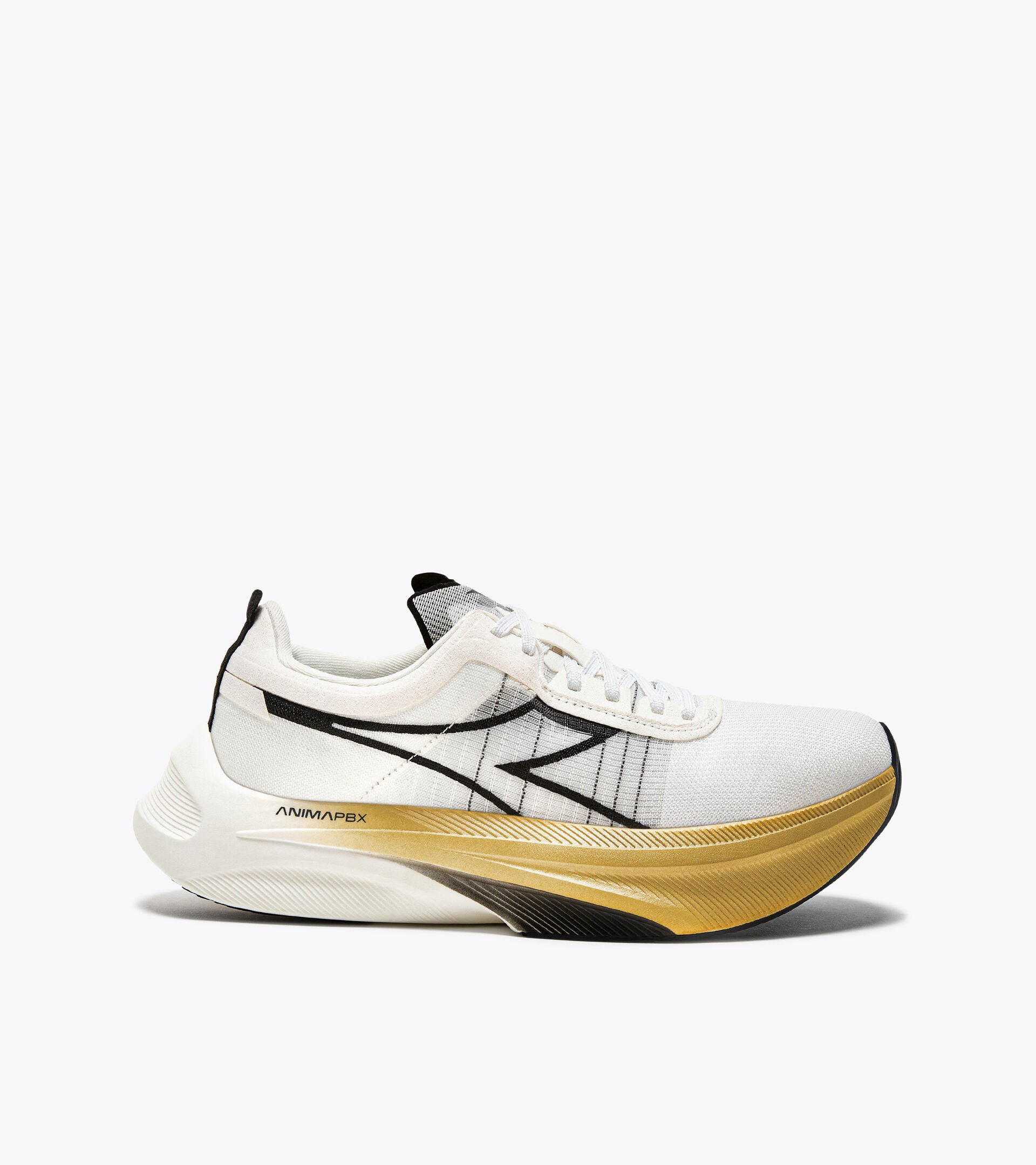 Road and track racing shoe - Carbon fiber - All-Gender GARA CARBON WHITE/BLACK/GOLD - Diadora