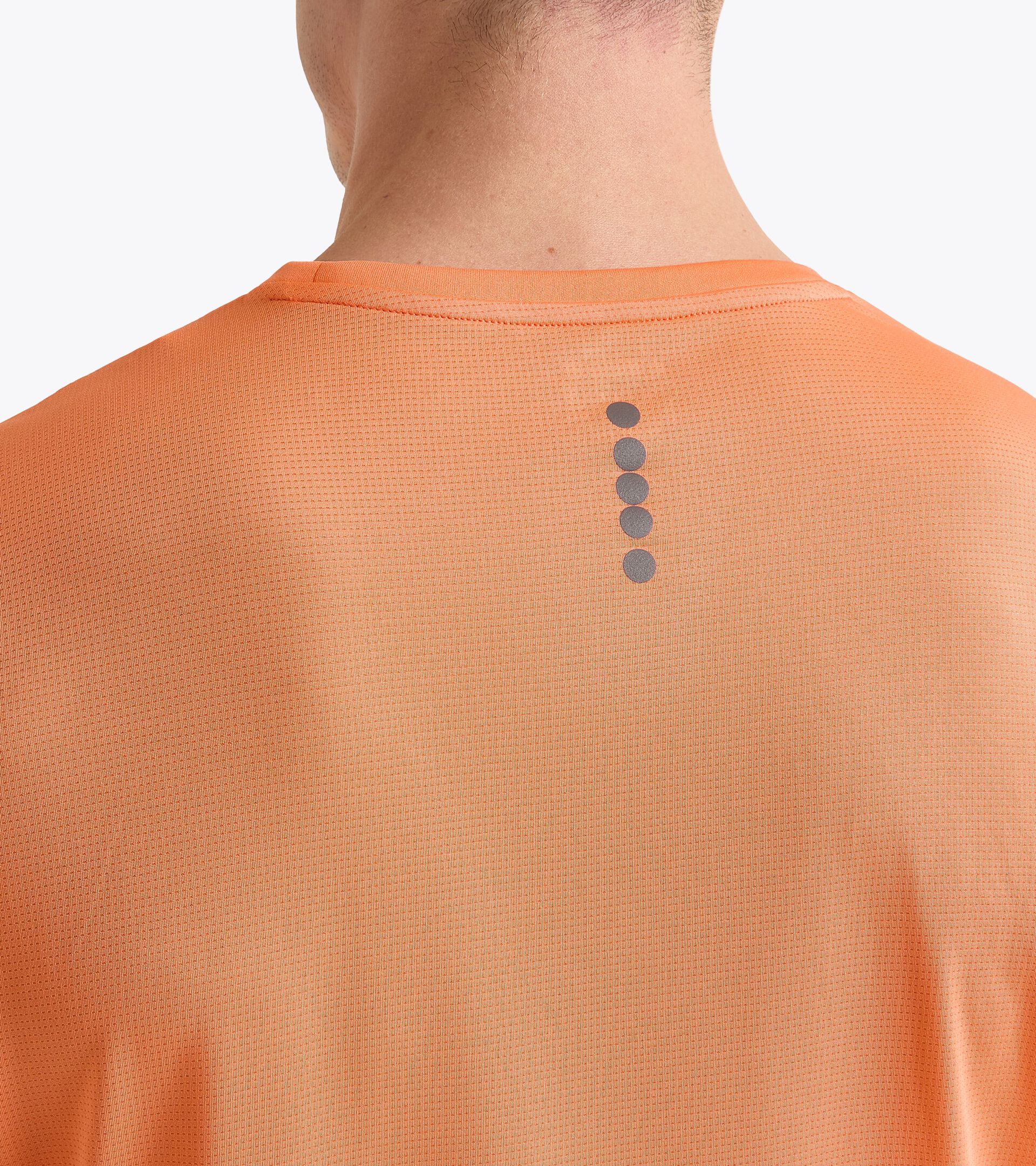 T-shirt sportiva - Uomo SS T-SHIRT RUN ARANCIO NETTARINA - Diadora