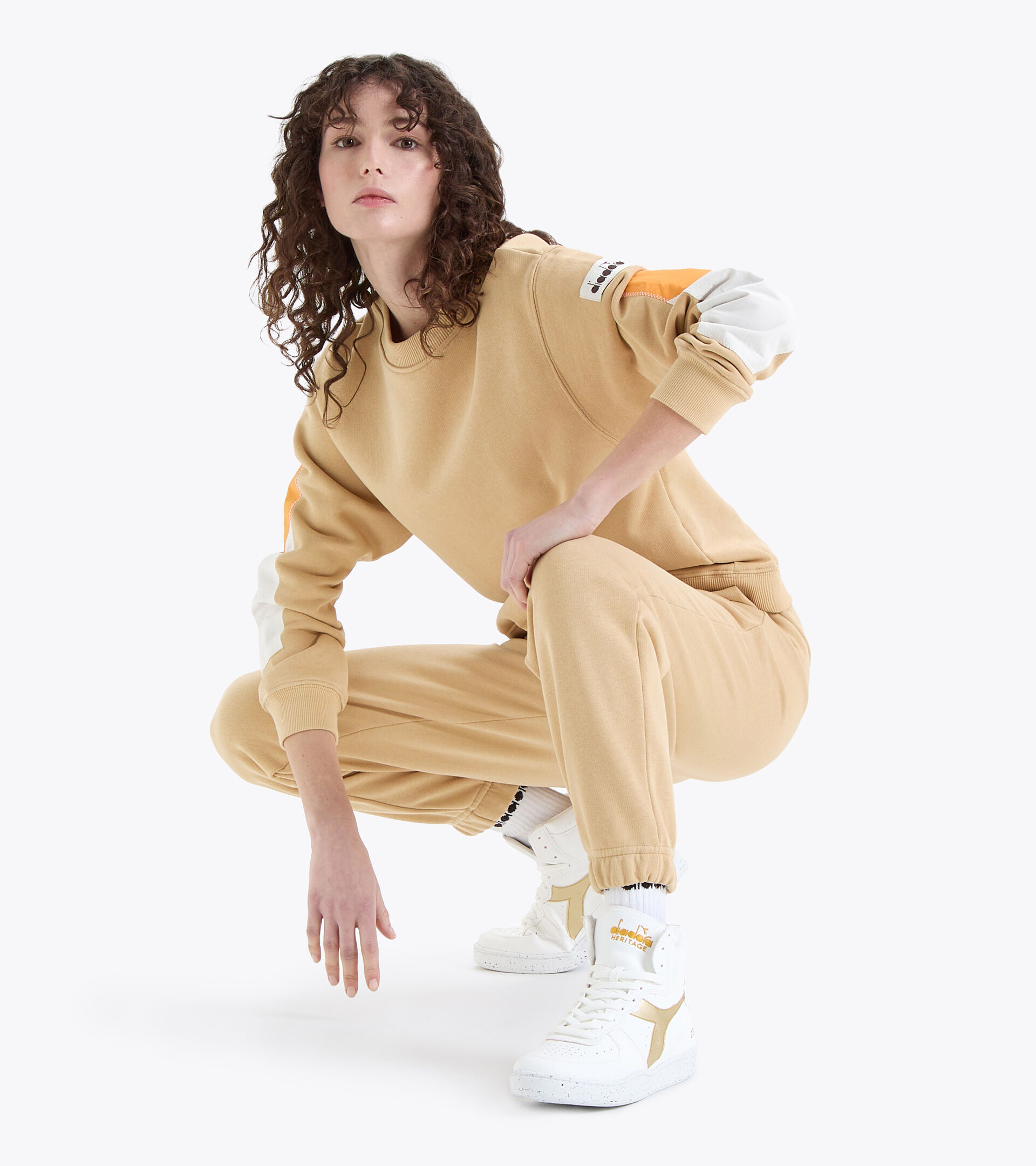 Sporthose Made in Italy 2030 - Damen L. PANT 2030 WARM SAND - Diadora