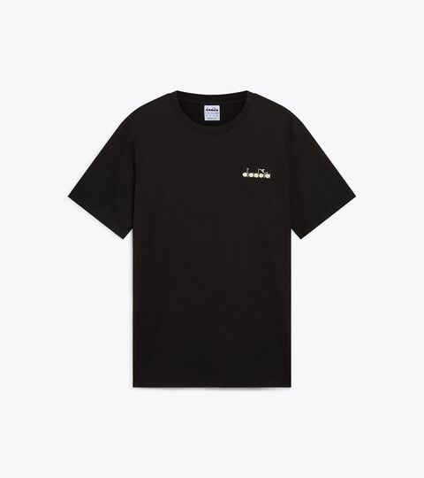 Short-sleeved T-shirt - Regular fit - Men&rsquo;s LOGO SPECTRA SS T-SHIRT BLACK - Diadora