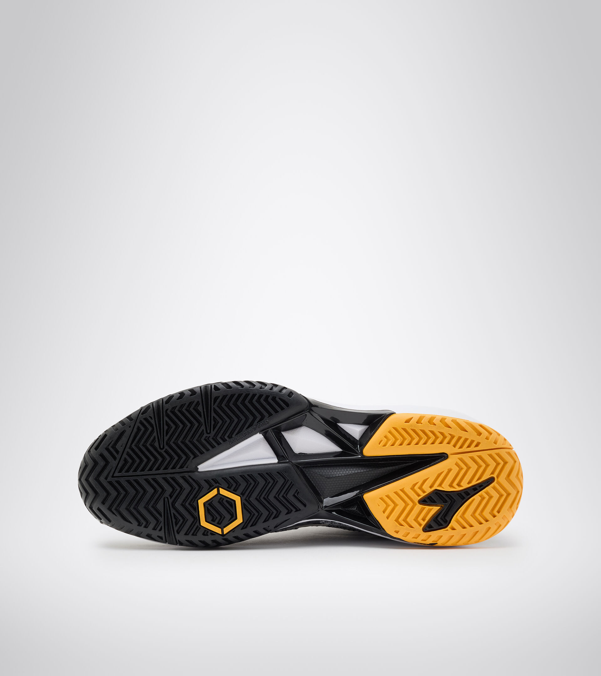 Clay court tennis shoe - Men S.SHOT 2 CLAY STEEL GRAY/BLACK/WHITE - Diadora