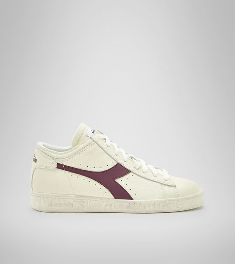 Sports shoes - Unisex GAME L WAXED ROW CUT WHITE/CRUSHED VIOLETS - Diadora