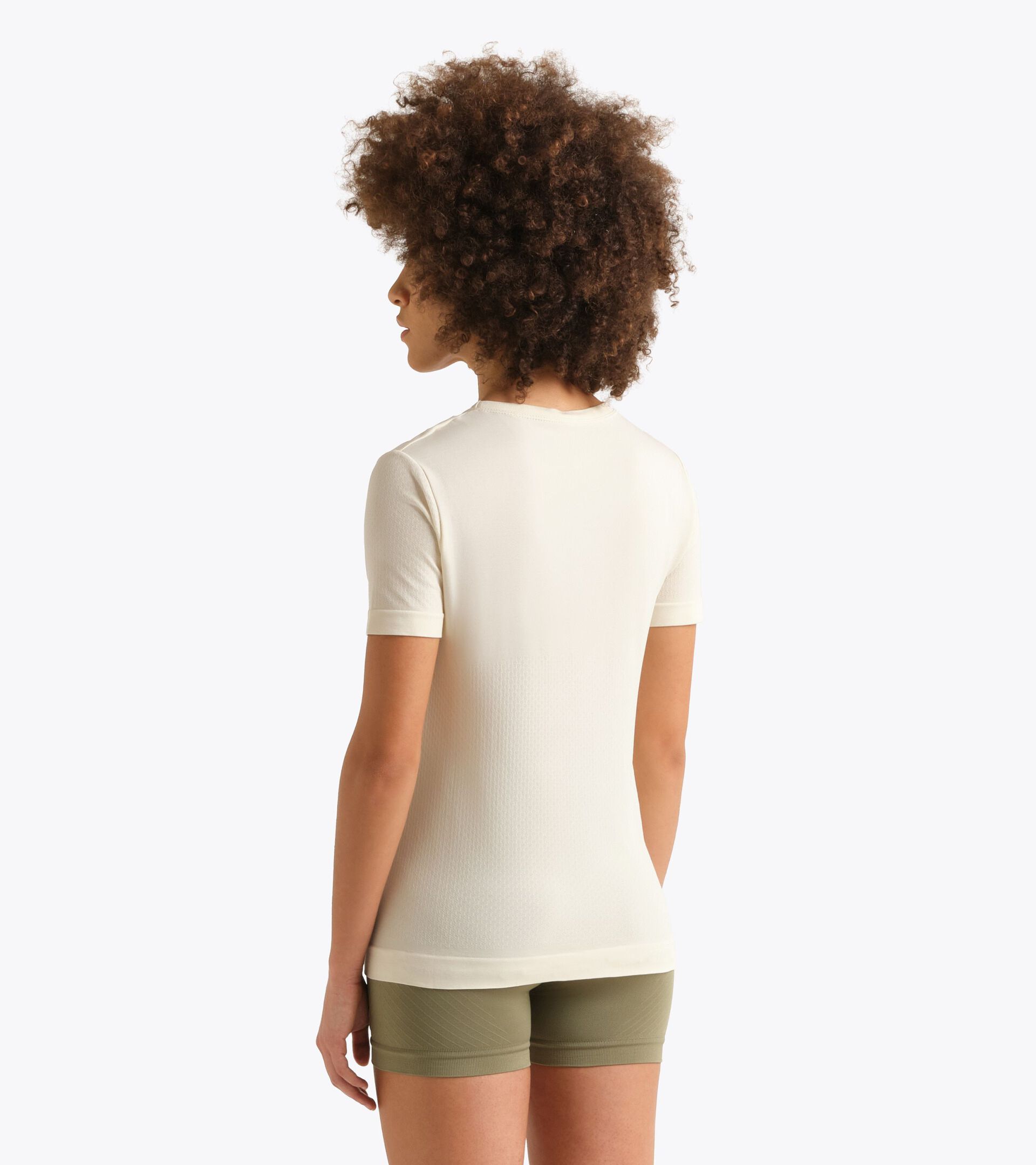 Funktions-T-Shirt f&uuml;r optimale Temperaturregulierung -  Running - Damen
 L. SS T-SHIRT STRATOUNO WINTER WEISS - Diadora