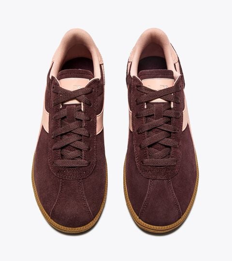 TOKYO, VIOLA CIOCCOLATO/ROSA NUVOLA Sneakers en cuir - Genre neutre TOKYO VIOLA CIOCCOLATO/ROSA NUVOLA - Diadora