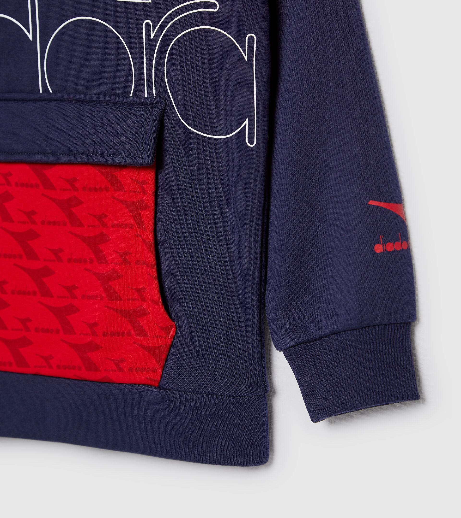 Hooded sweatshirt - Kids JB.HOODIE HOOPLA CLASSIC NAVY - Diadora