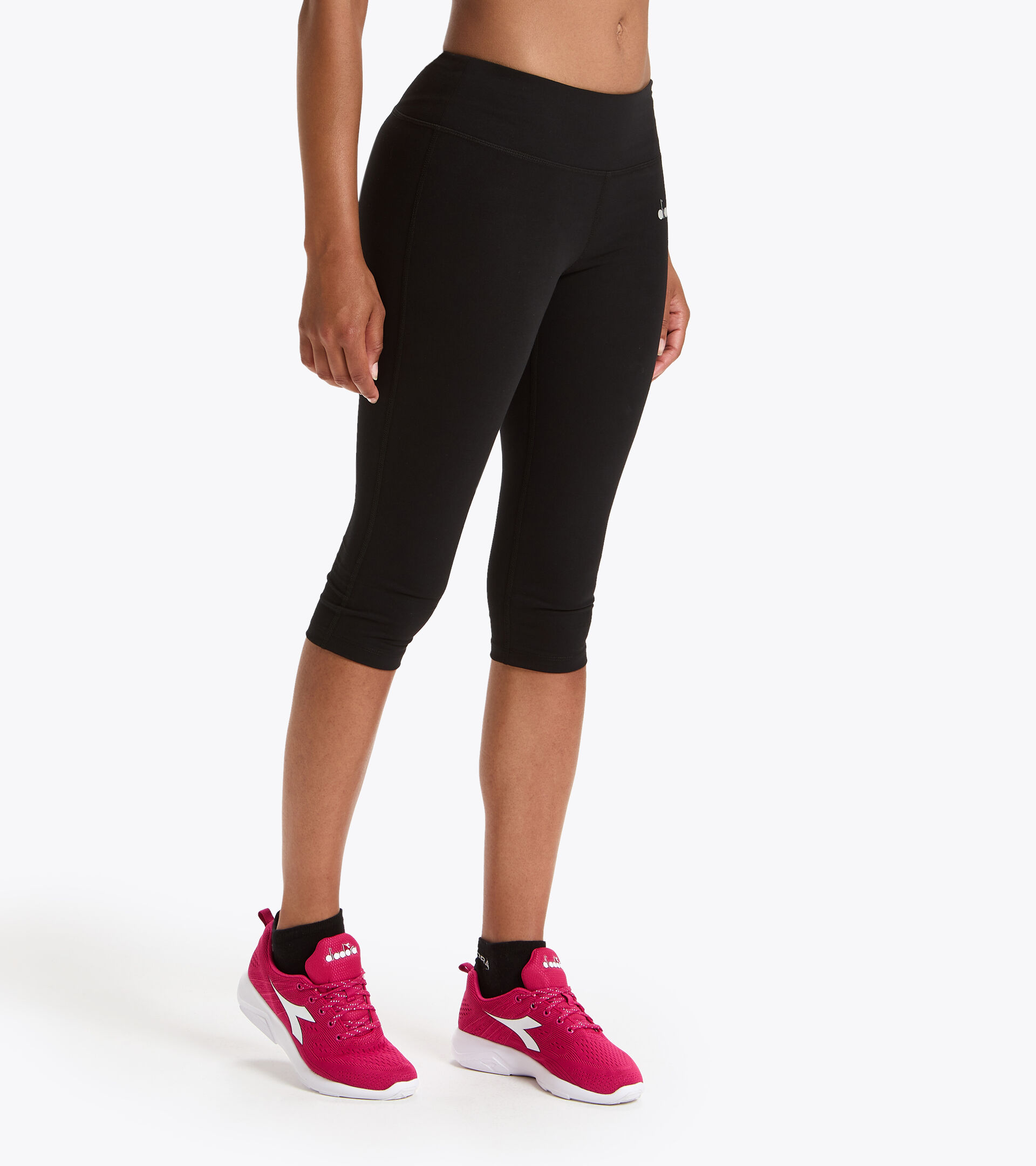 Training-Leggings - Damen L. 3/4 TIGHTS BE ONE SCHWARZ - Diadora