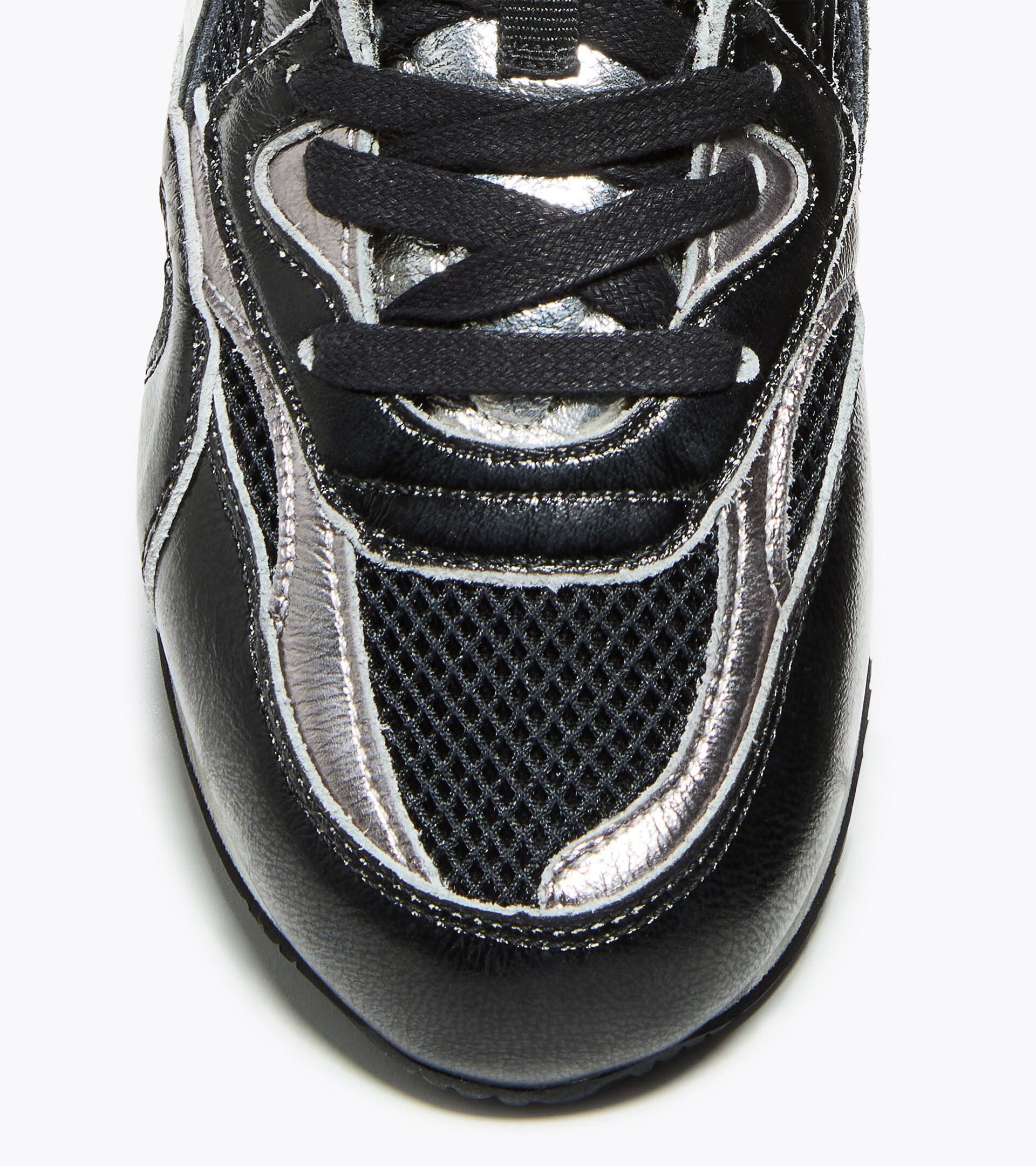 Sneaker Heritage aus laminiertem Leder - Low Profile - Damen EQUIPE REVENGE METAL WN SCHWARZ - Diadora