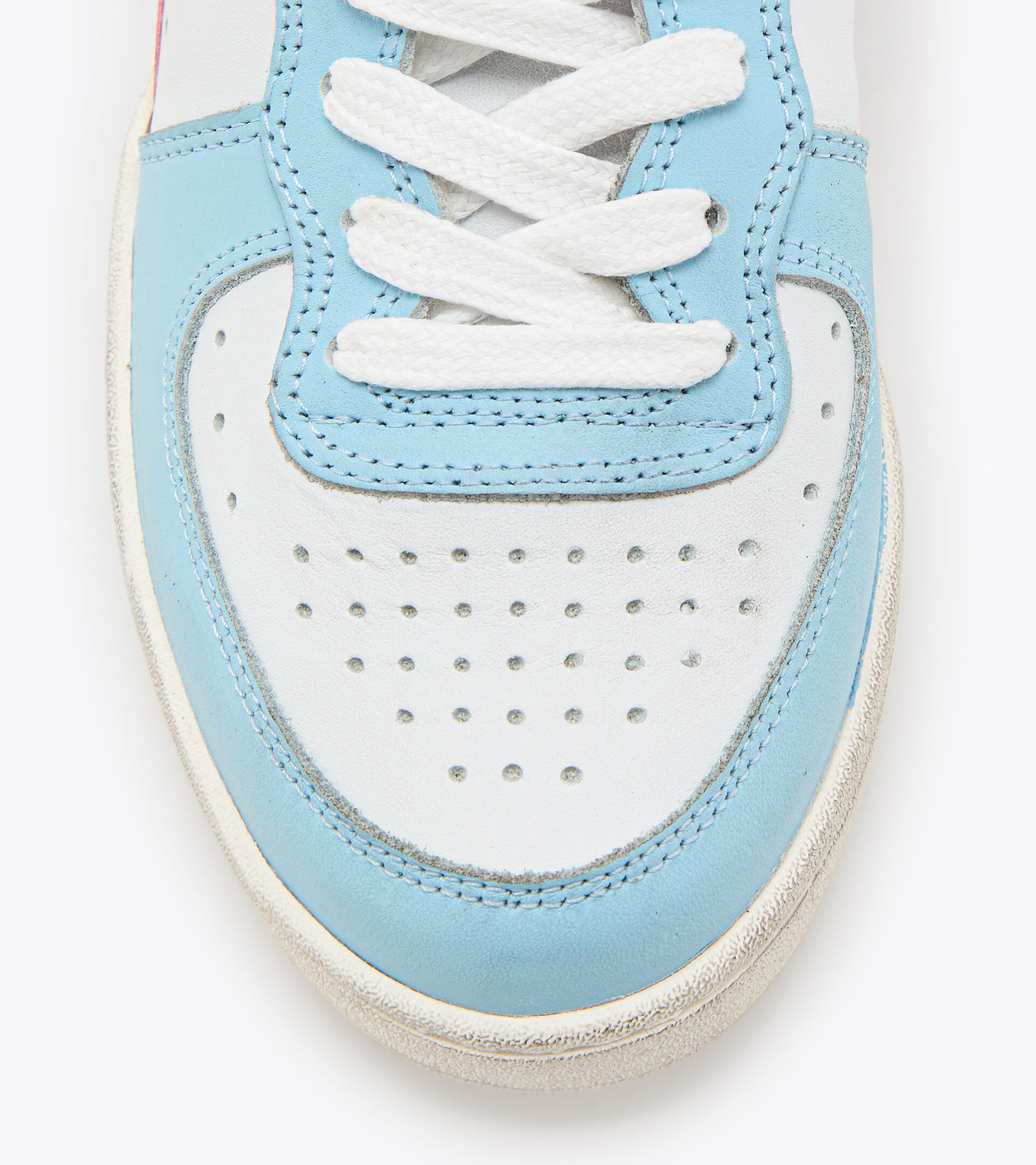 Heritage-Schuh - Gender neutral MI BASKET USED WEISS/AQUAMARIN - Diadora