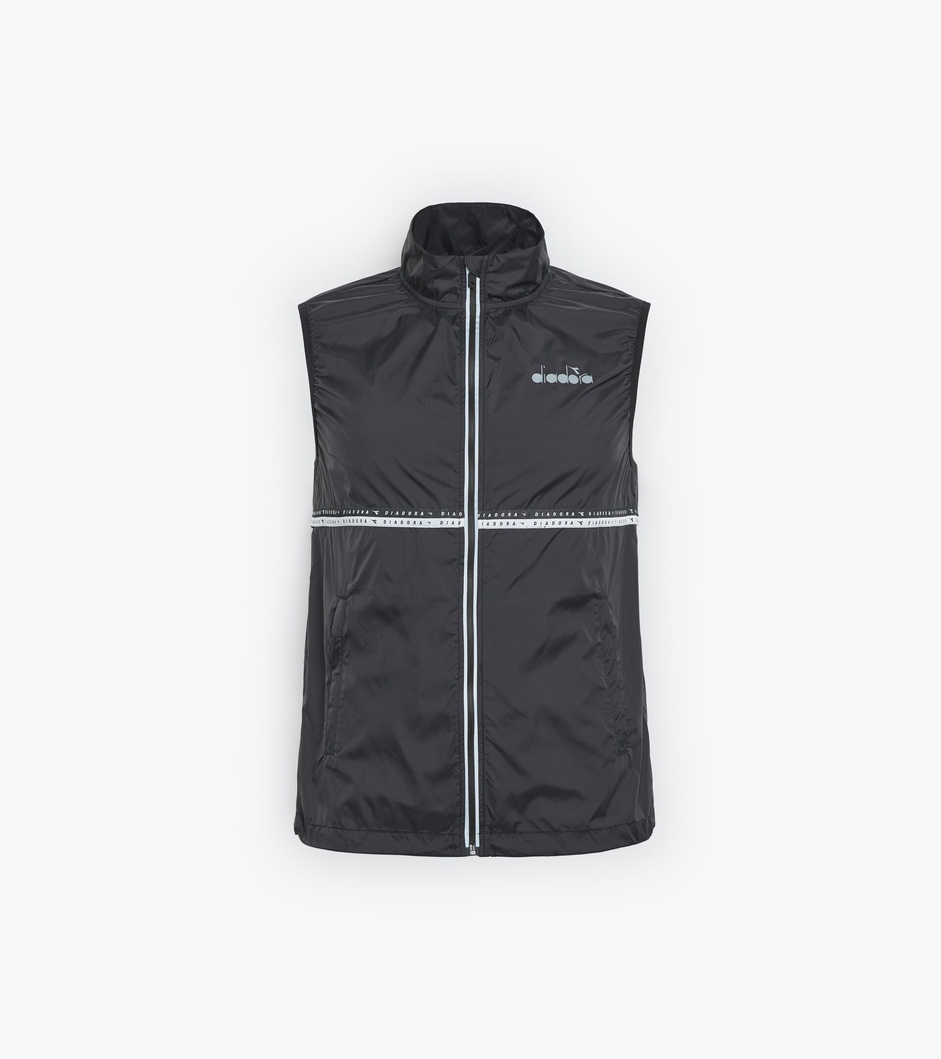 Chaleco cortavientos - Hombre PACKABLE VEST NEGRO - Diadora