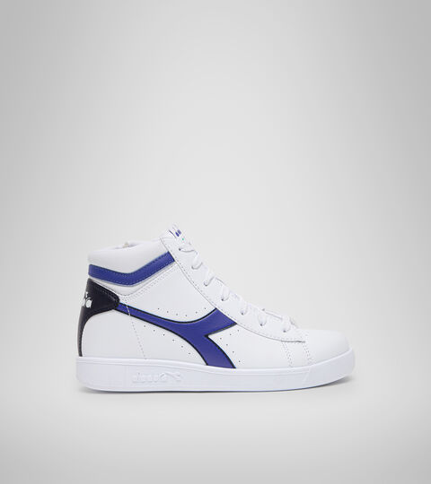 Footwear Sport BAMBINO GAME P HIGH GS BIANCO/BLU CLASSICO Diadora
