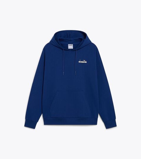 Hoodie - Regular fit - Men&rsquo;s LOGO HOODIE (FT) SALTIRE NAVY - Diadora