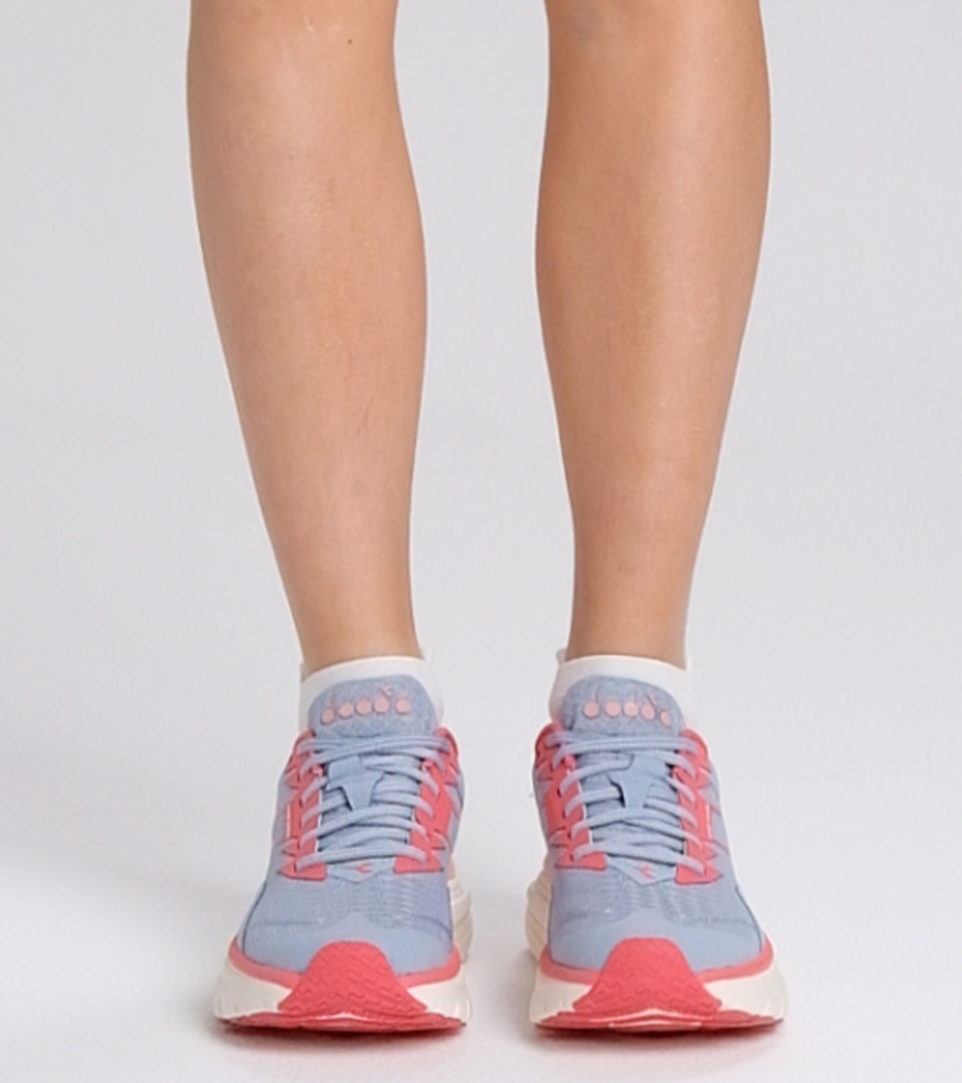 Chaussures de running - Femme EQUIPE NUCLEO W BROUILLARD BLEU/RG CAYENNE - Diadora