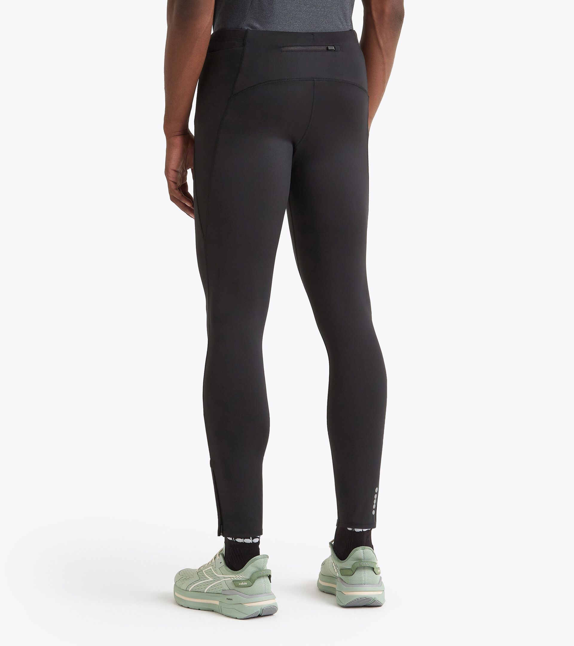 WInter running tights - Men’s TIGHTS RUN CREW BLACK - Diadora