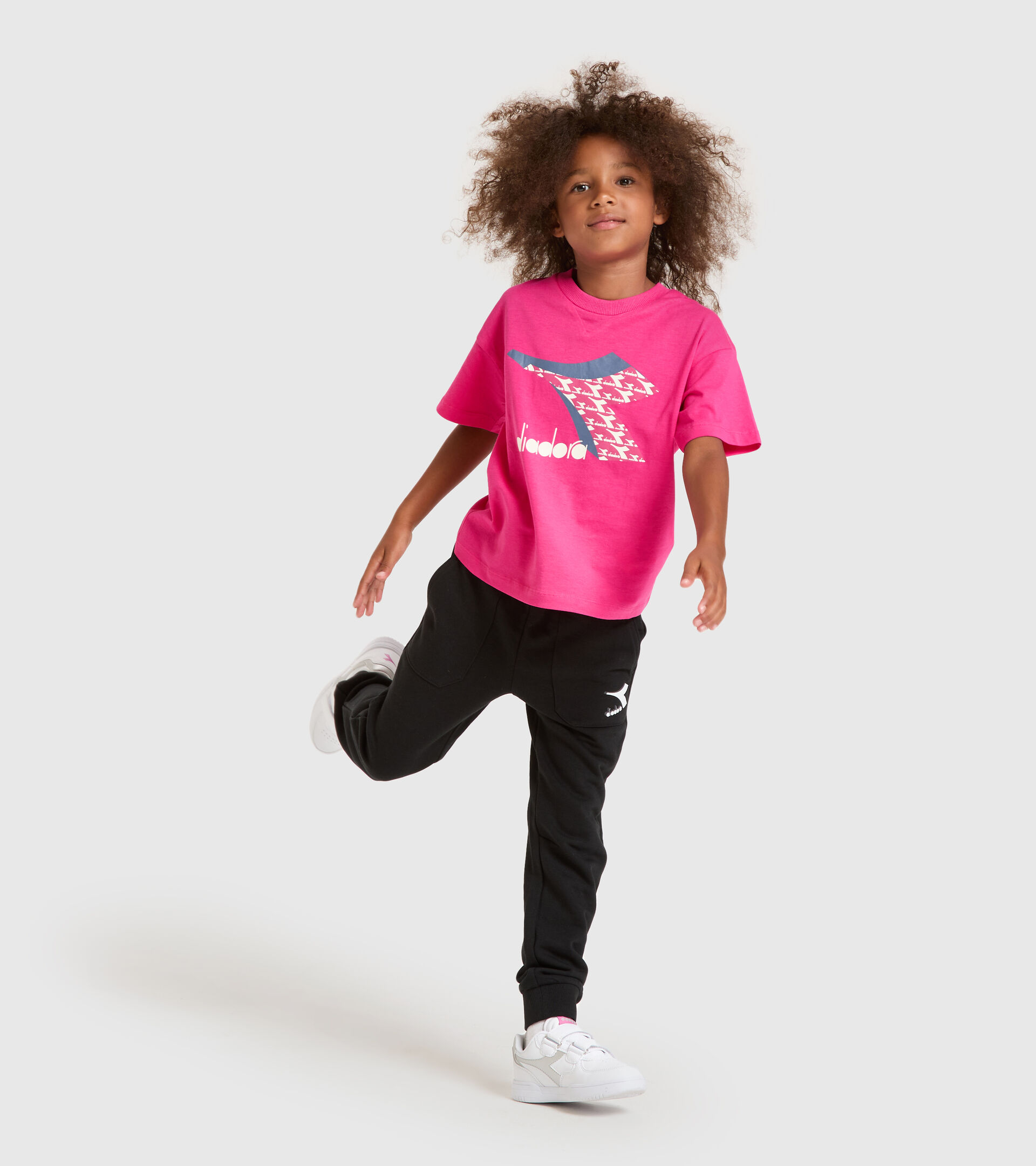 T-shirt - Kids JU.SS T-SHIRT CUBIC MAGENTA - Diadora