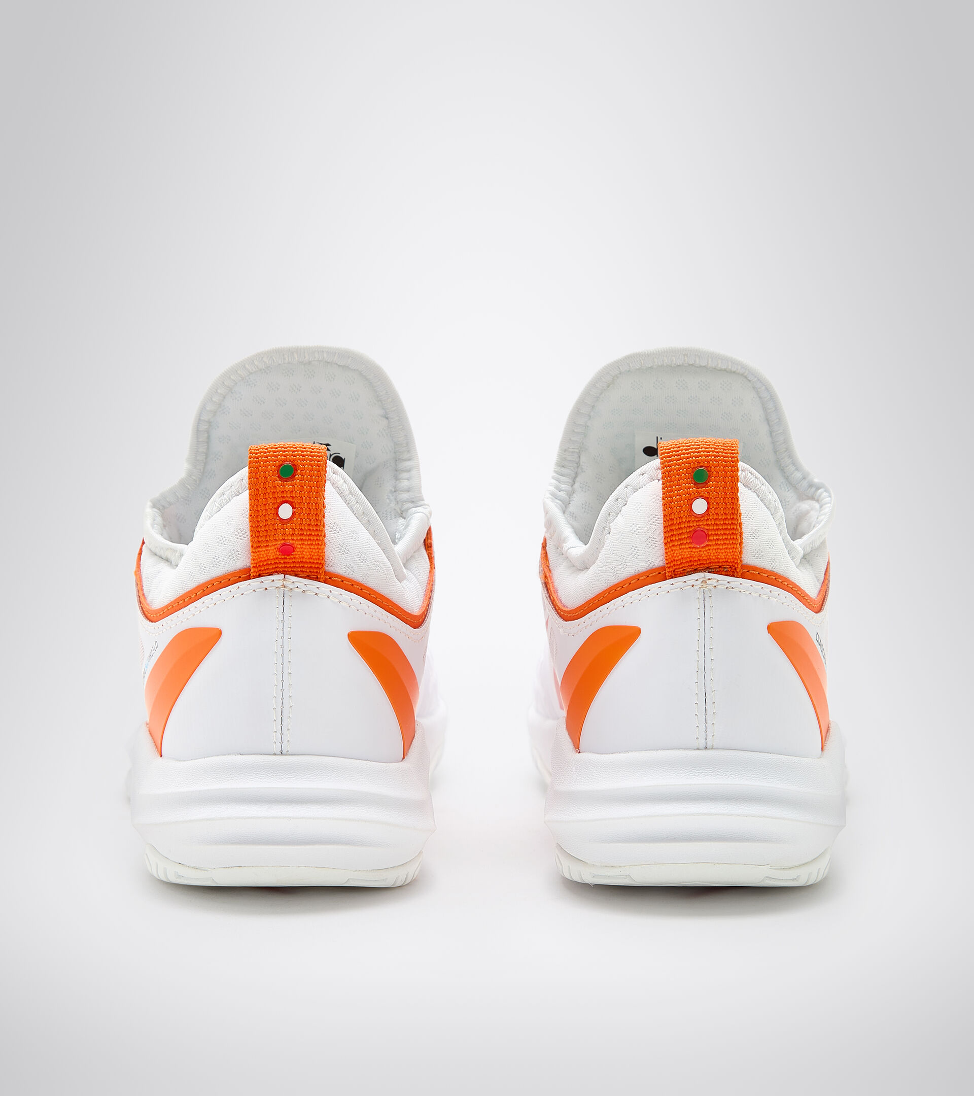 Clay and hard court tennis shoe - Women SPEED BLUSHIELD FLY 3 + W AG WHITE/FIERY RED - Diadora