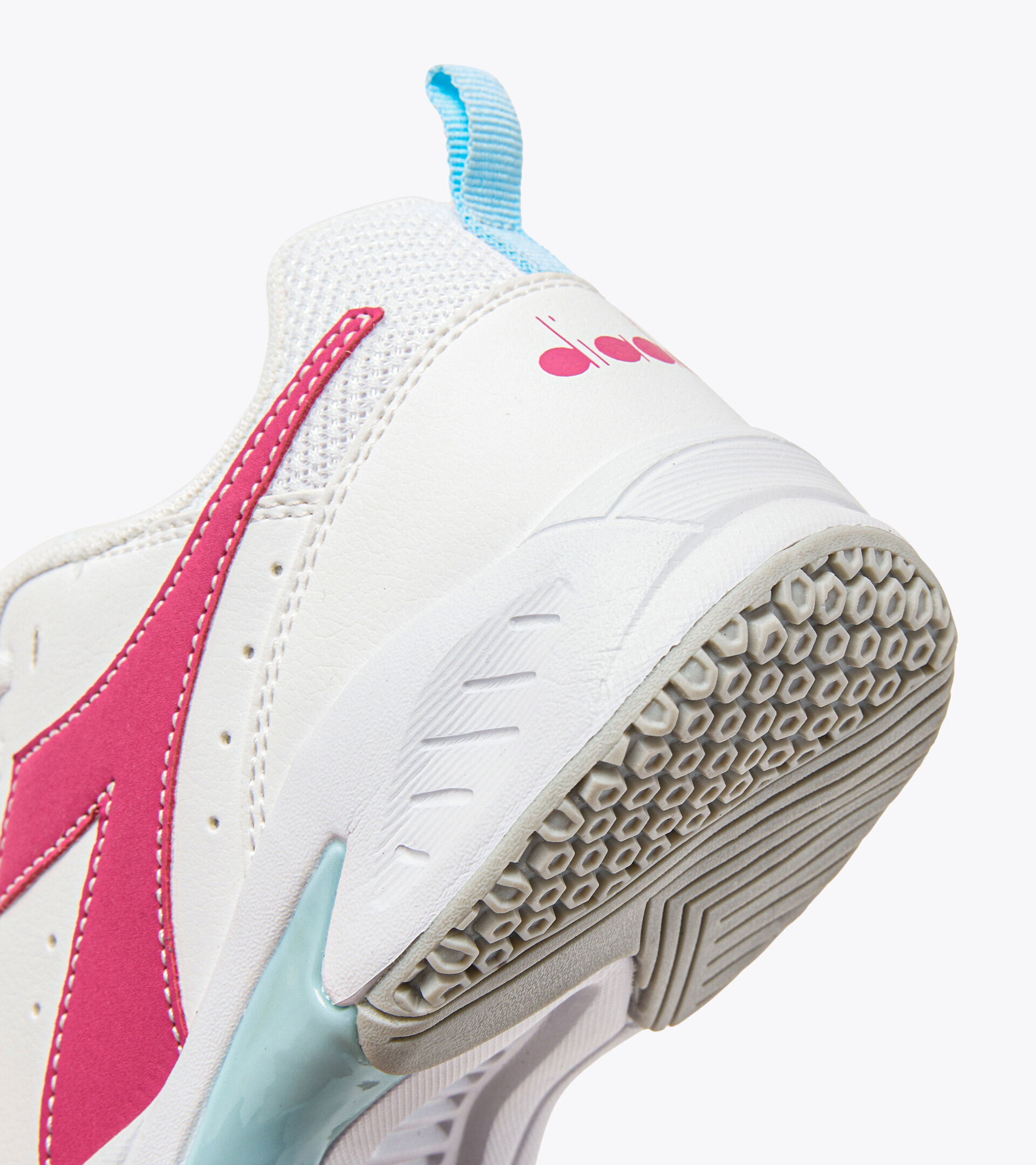 Tennis shoes - Youth S. CHALLENGE 5 SL JR WHITE/PINK LADY - Diadora