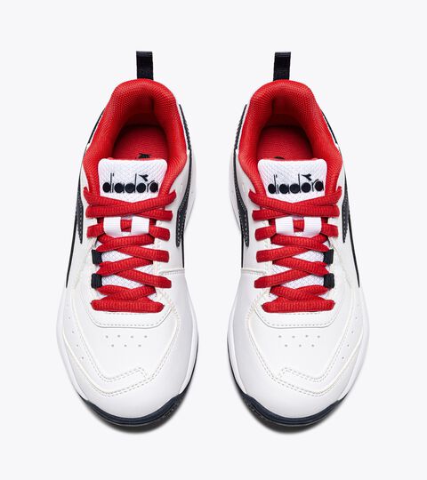 S. CHALLENGE 5 SL JR, BCO/BLU CORSARO/RSSO FERRARI I Scarpa da tennis - Bambini/e e ragazzi/e S. CHALLENGE 5 SL JR BCO/BLU CORSARO/RSSO FERRARI I - Diadora