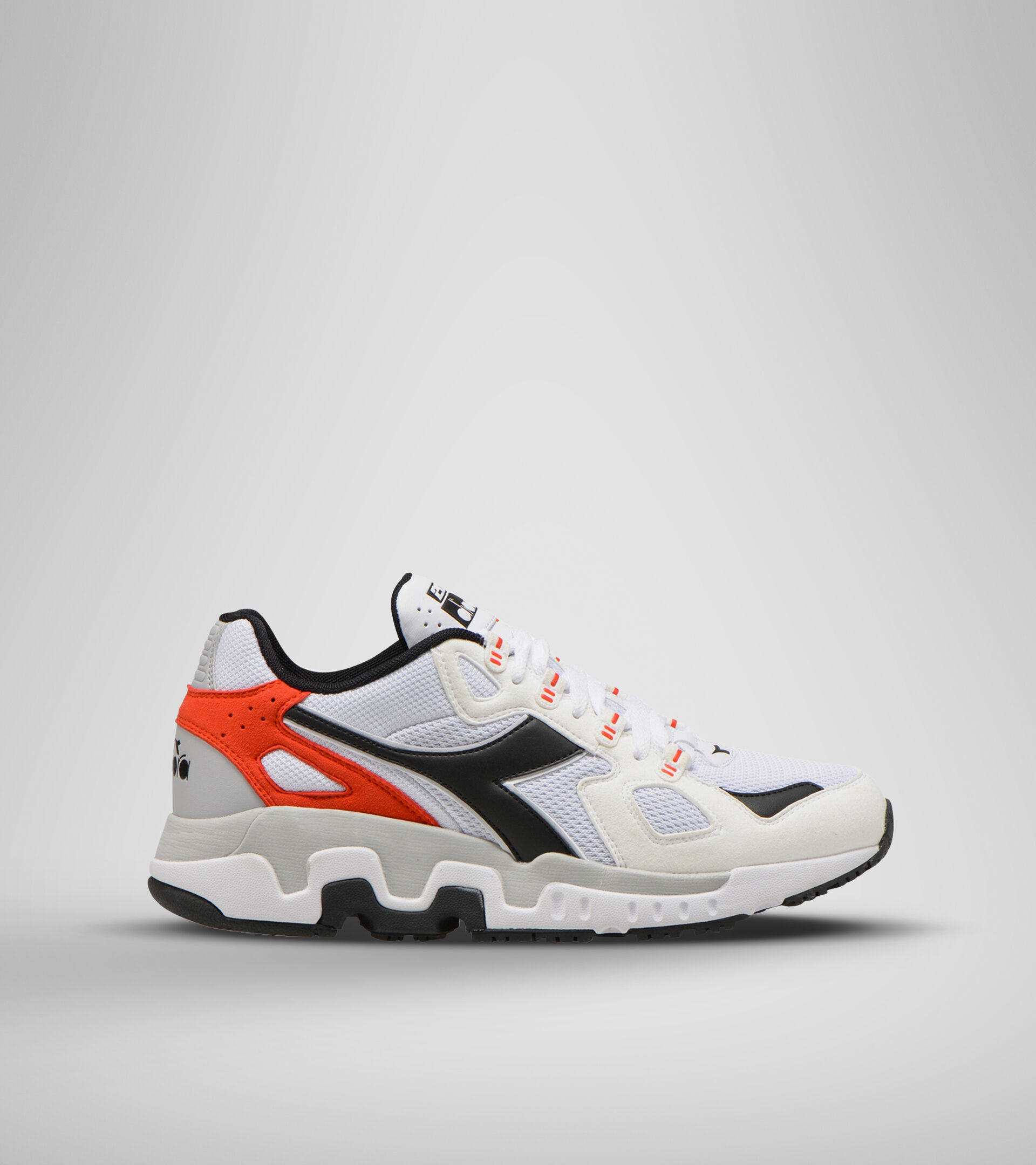Sports shoe - Men MYTHOS SUEDE WHITE/BLACK/FIESTA - Diadora