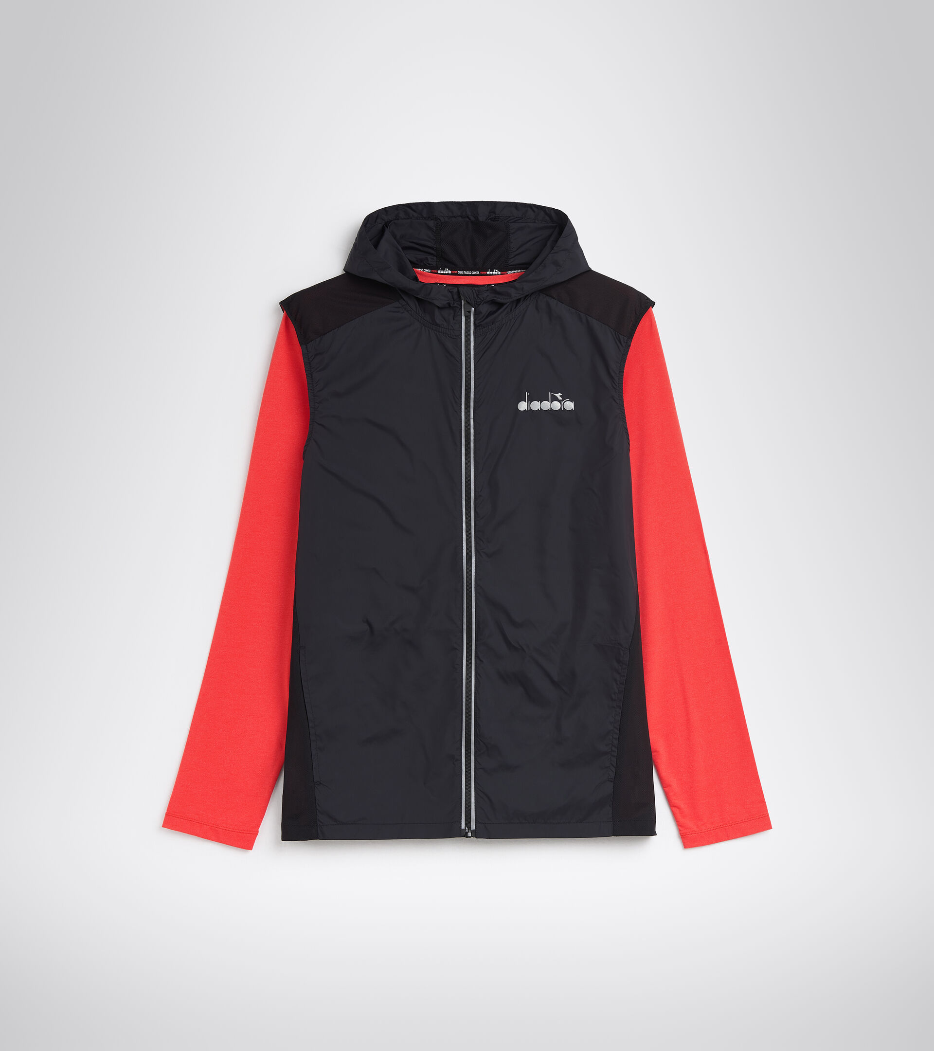 Ärmelloser Multilayer - Herren MULTILAYER VEST BE ONE SCHWARZ/FEUERROT - Diadora