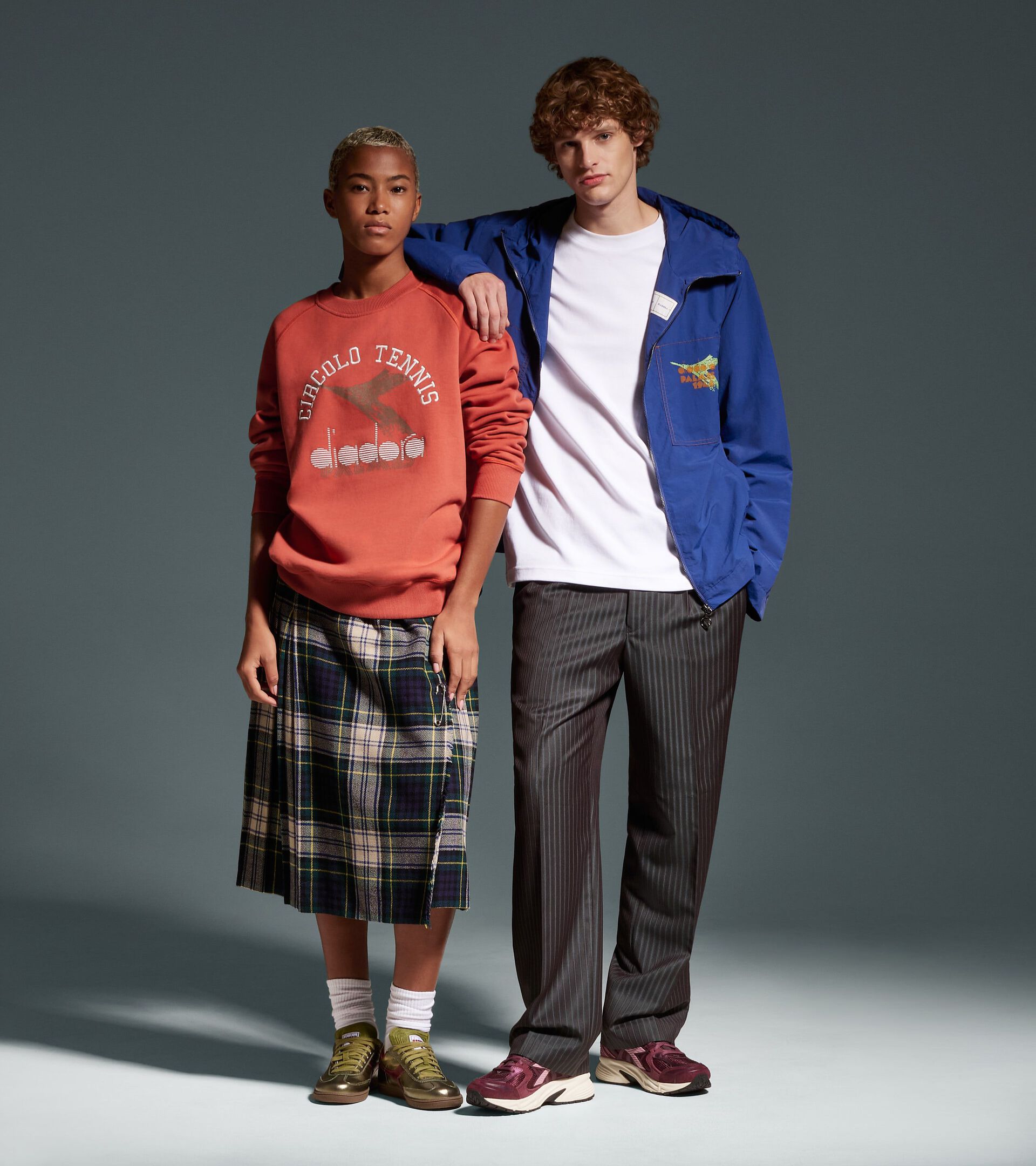 Legacy hooded windbreaker - Made in Italy - All-gender
 JACKET LEGACY BLUE LIMONGES - Diadora