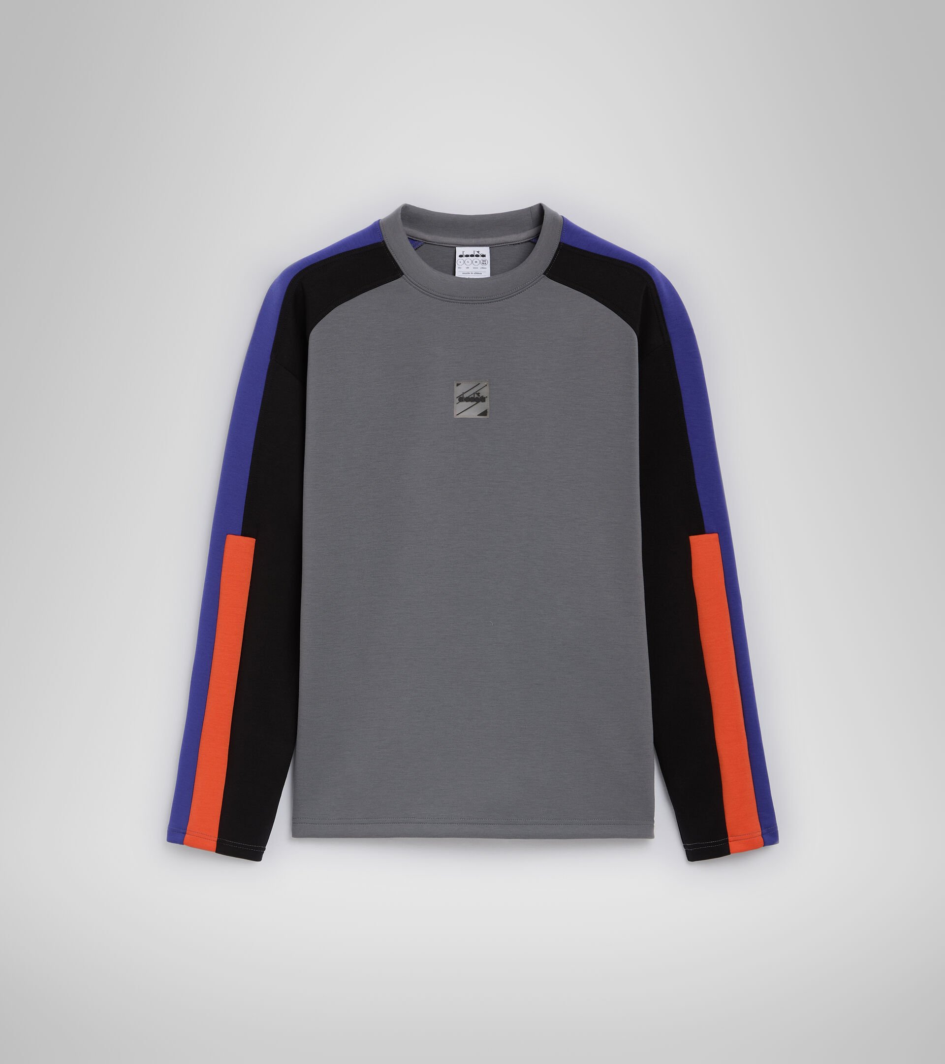 Crew-neck sweatshirt - Men SWEATSHIRT CREW URBANITY STEEL GRAY - Diadora