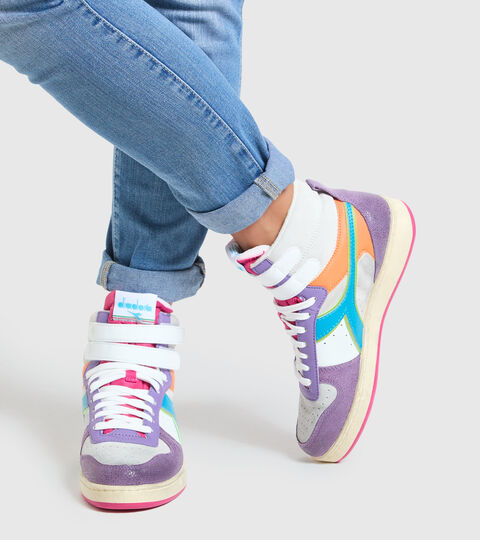 MAGIC BASKET MID ICONA WN, ENGLISH LAVENDER/WHITE Chaussures de sport - Femme MAGIC BASKET MID ICONA WN ENGLISH LAVENDER/WHITE - Diadora