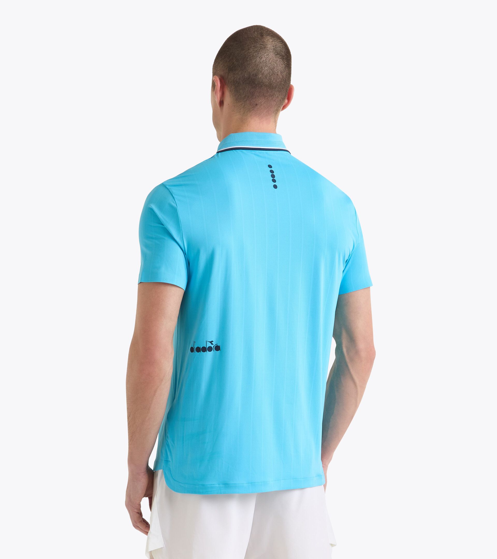 Tennis polo shirt - Competition - Men’s SS POLO ICON SKY BLUE INTENSE - Diadora
