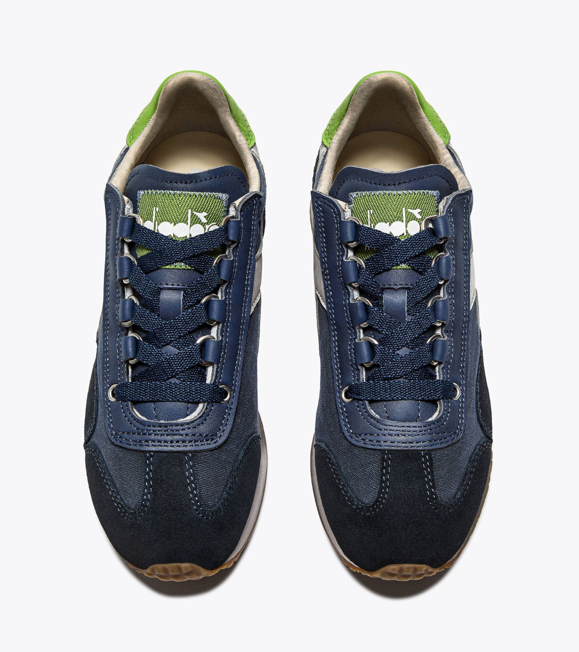 Low-profile Heritage sneaker - All-gender EQUIPE DIRTY SW EVO INSIGNIA BLUE - Diadora