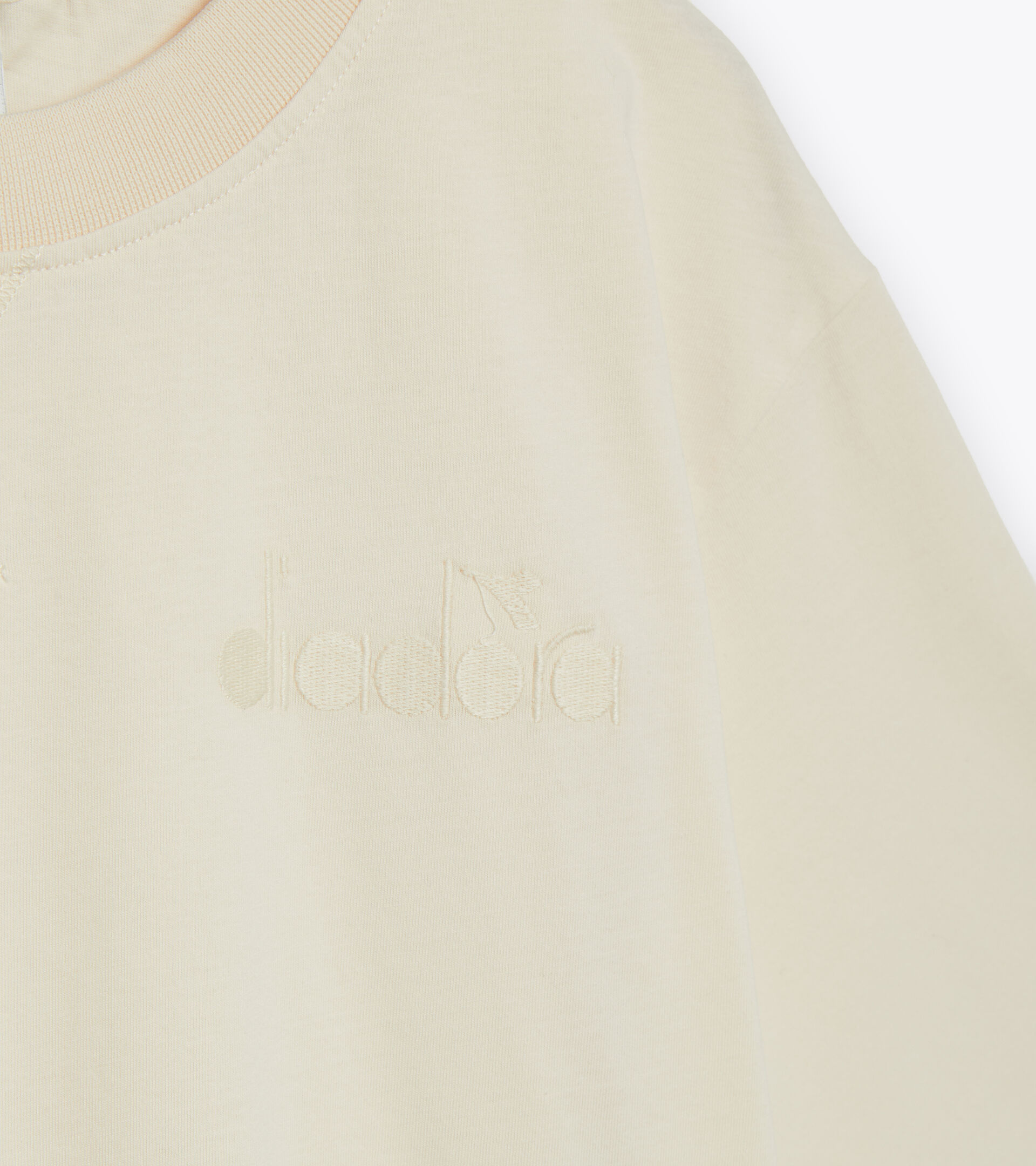 T-Shirt aus Baumwolle - Damen L. T-SHIRT SS SPW LOGO SCHWAN WEISS - Diadora