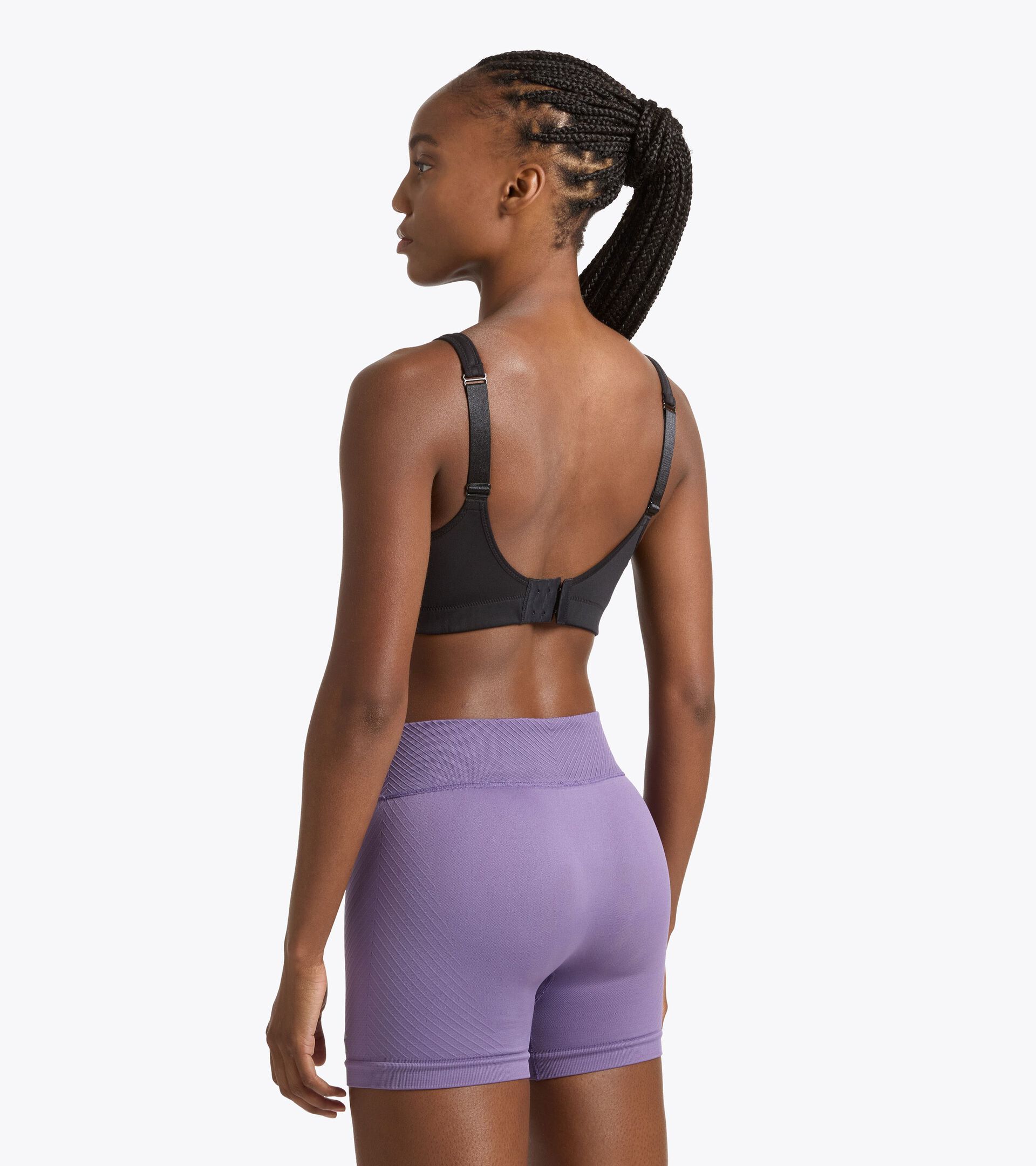 Sports bra - Women's HIGH BRA W BLACK - Diadora