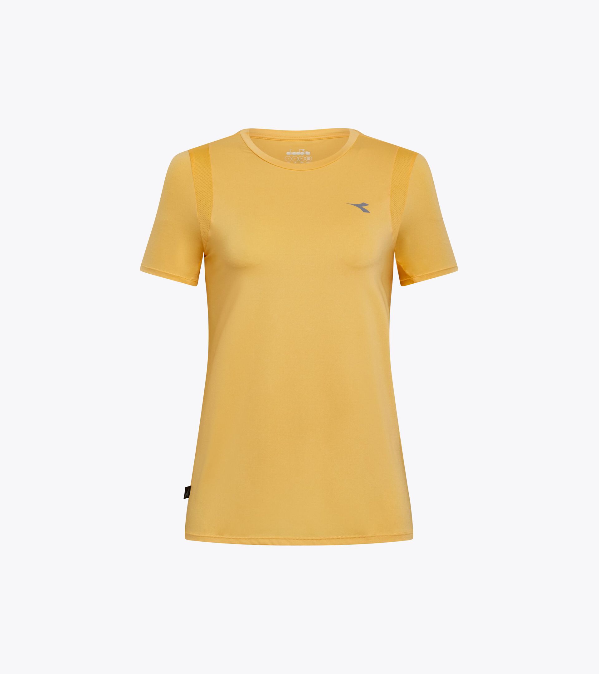 T-shirt da running  - Donna L. SS T-SHIRT TECH RUN CREW GIALLO SABBIA - Diadora