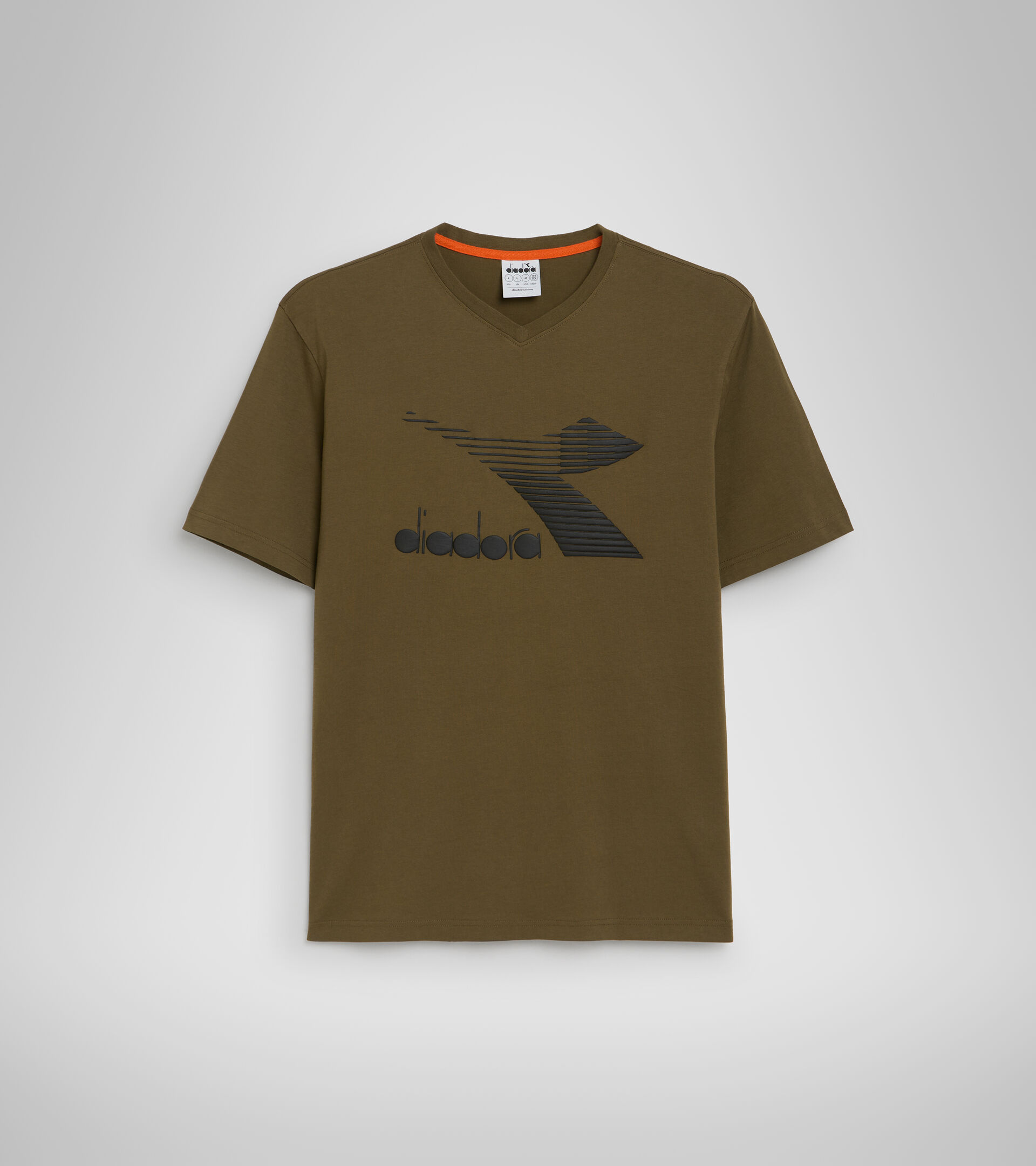 Camiseta de algodón - Hombre T-SHIRT SS DRIFT OLIVA MILITAR - Diadora