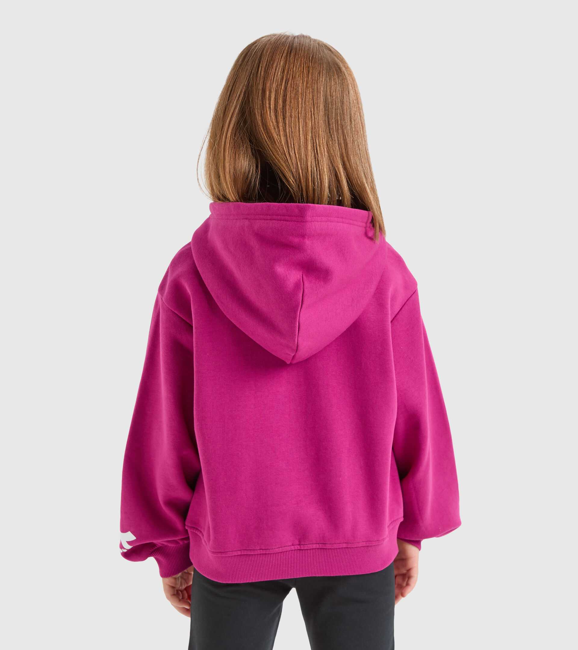 Hooded sweatshirt - Girls JG.HOODIE SWEAT GLEE VIOLET RASPBERRY - Diadora