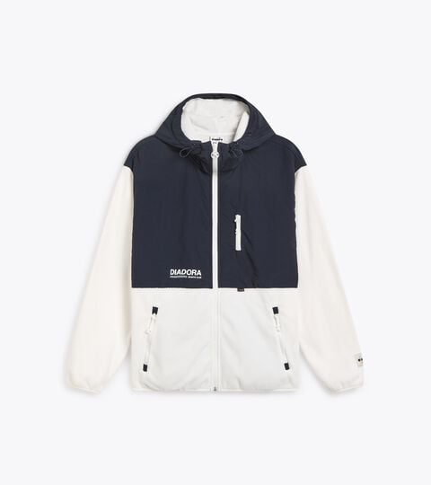 HOODIE SHERPA LEGACY, BLUE DENIM Legacy hoodie - Made in Italy - All-Gender HOODIE SHERPA LEGACY BLUE DENIM - Diadora