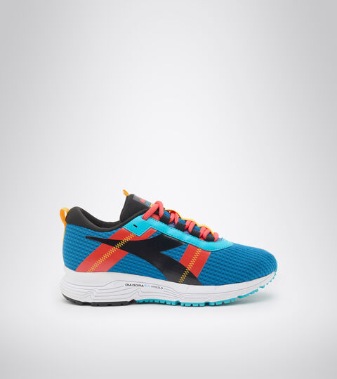 Footwear Sport BAMBINO MYTHOS BLUSHIELD ELITE 4 Y AZUL MIKONOS/NEGRO/ROJO FIESTA Diadora